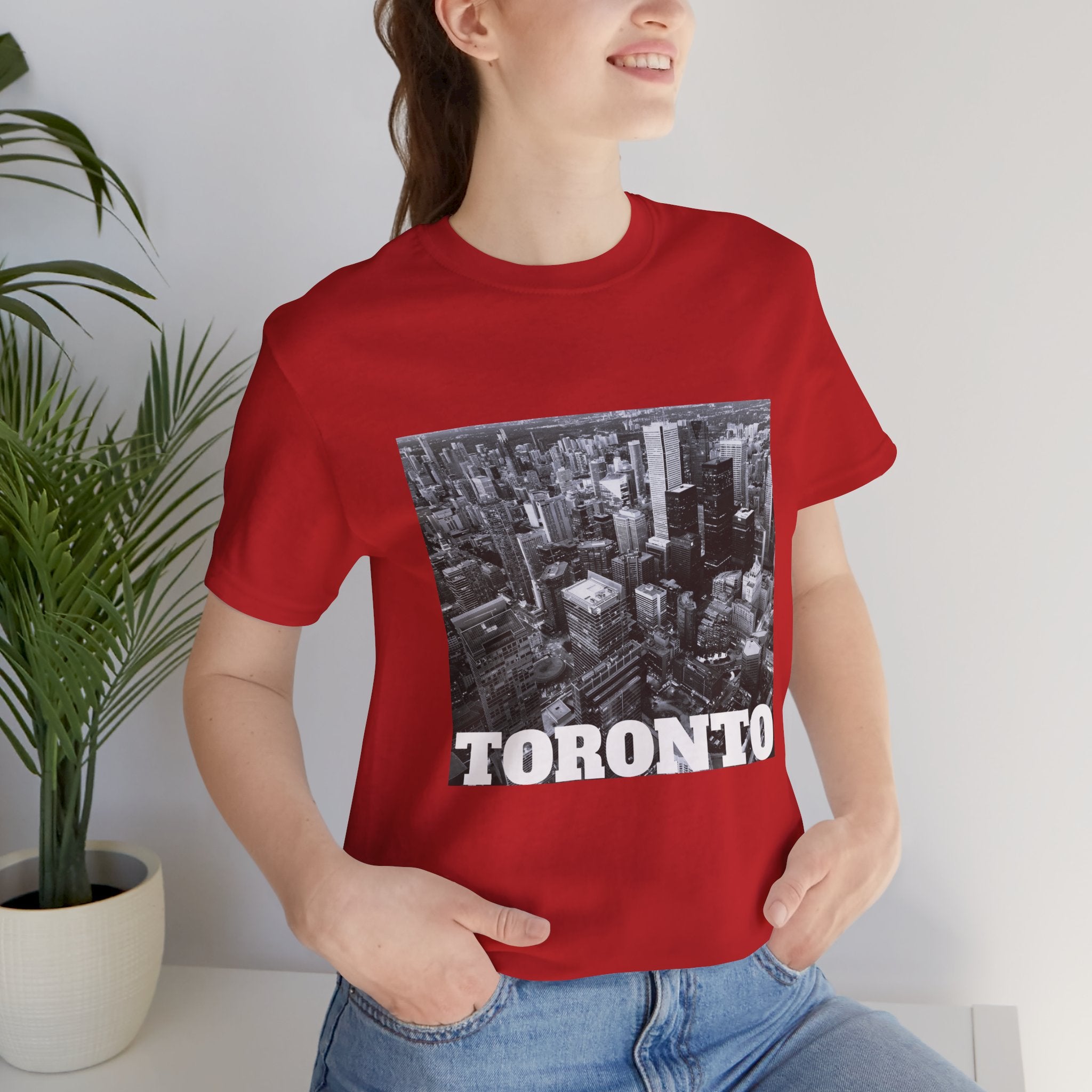 Downtown Toronto skyline T-shirt, unisex short sleeve style