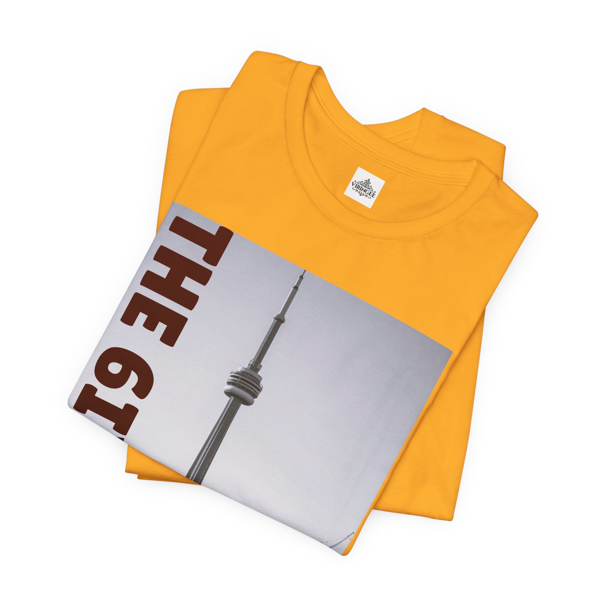 Viringee The Six Toronto Skyline Unisex Graphic T-shirt