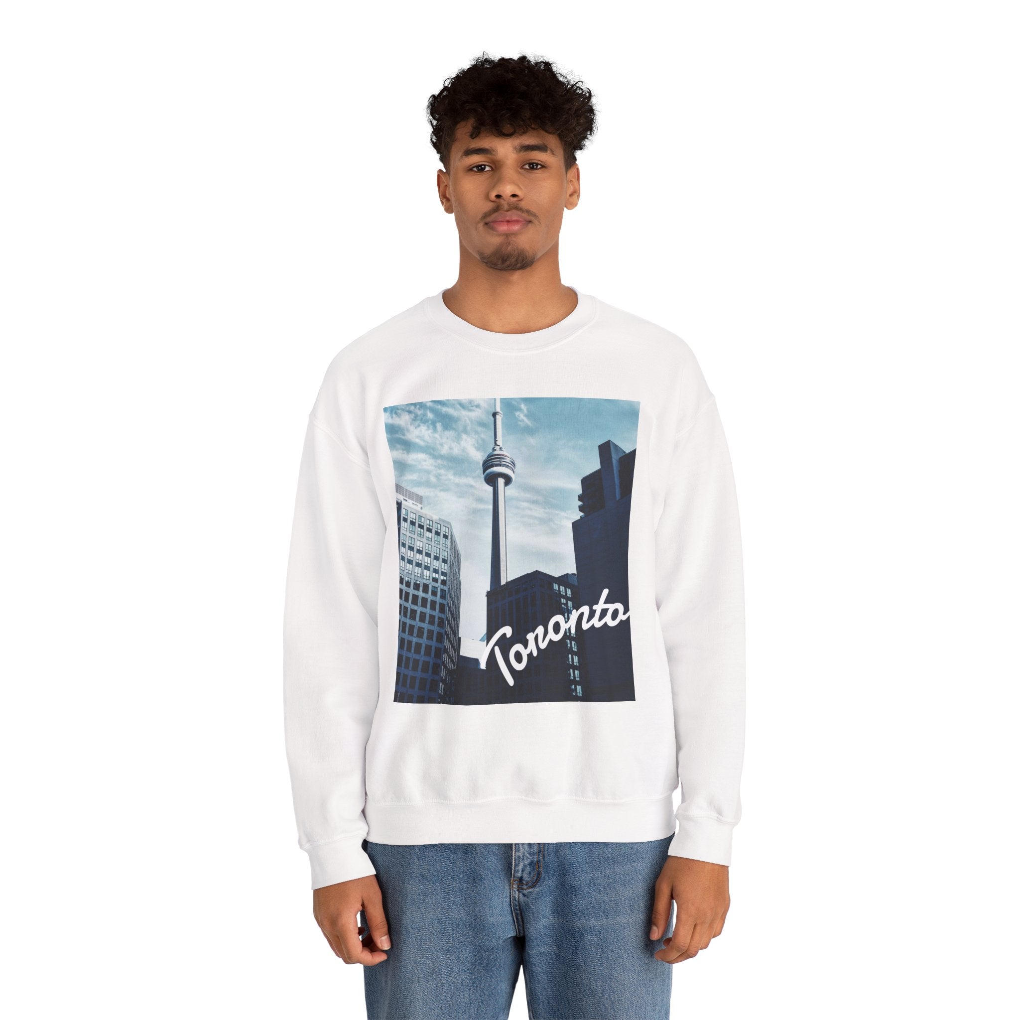 Viringee Toronto CN Tower Unisex Crewneck Sweatshirt