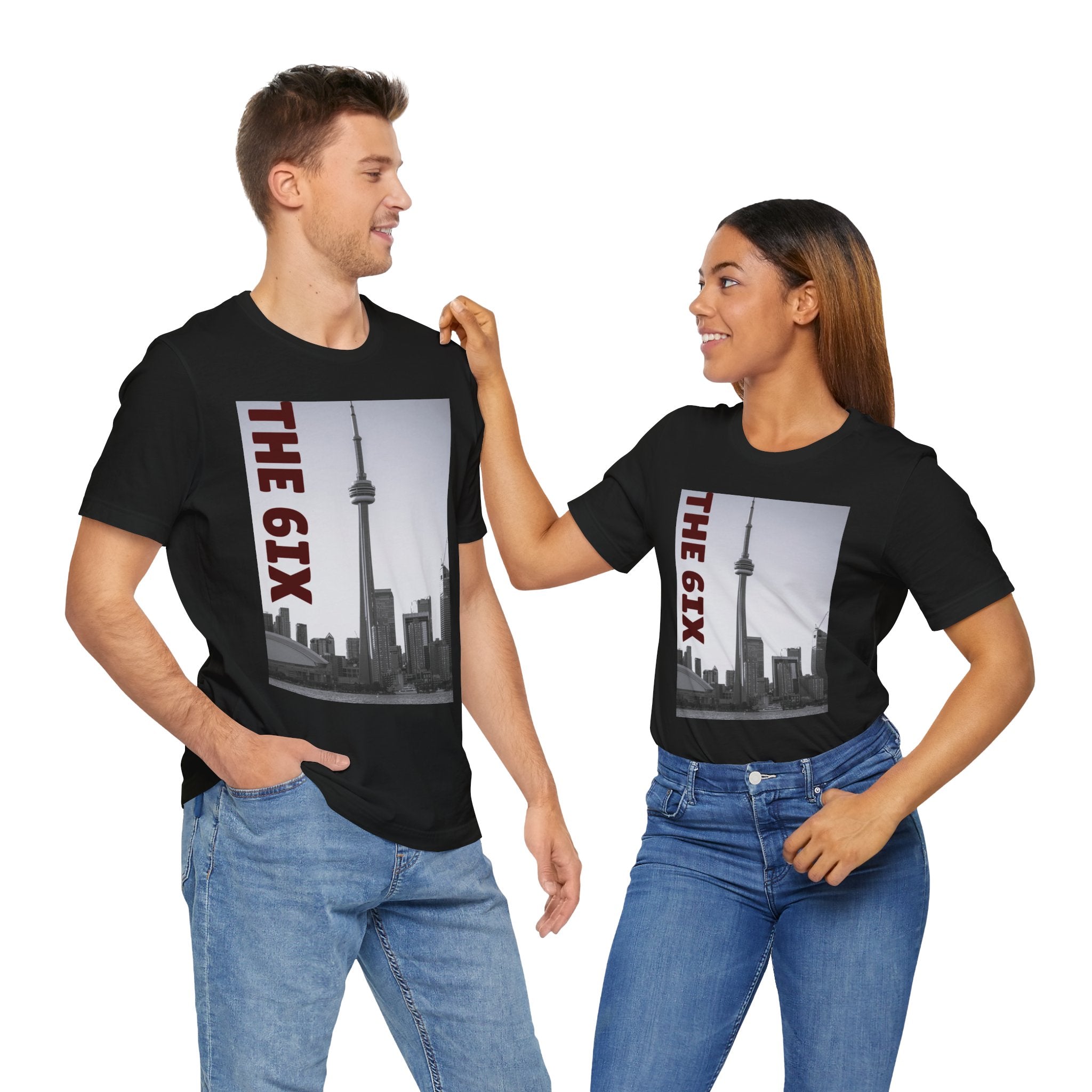 Viringee The Six Toronto Skyline Unisex Graphic T-shirt