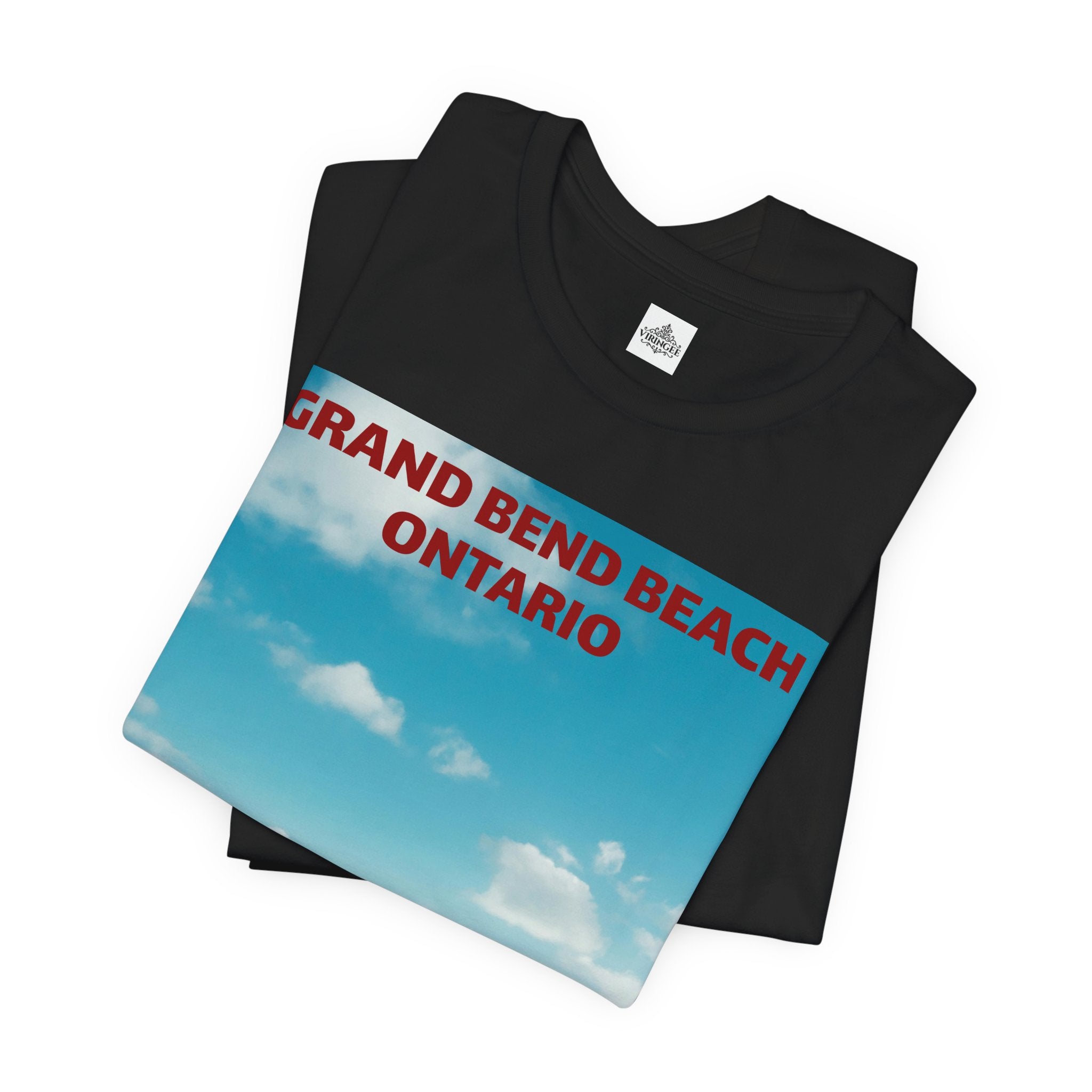 Viringee Grand Bend Beach Ontario Unisex Jersey Beach Tee