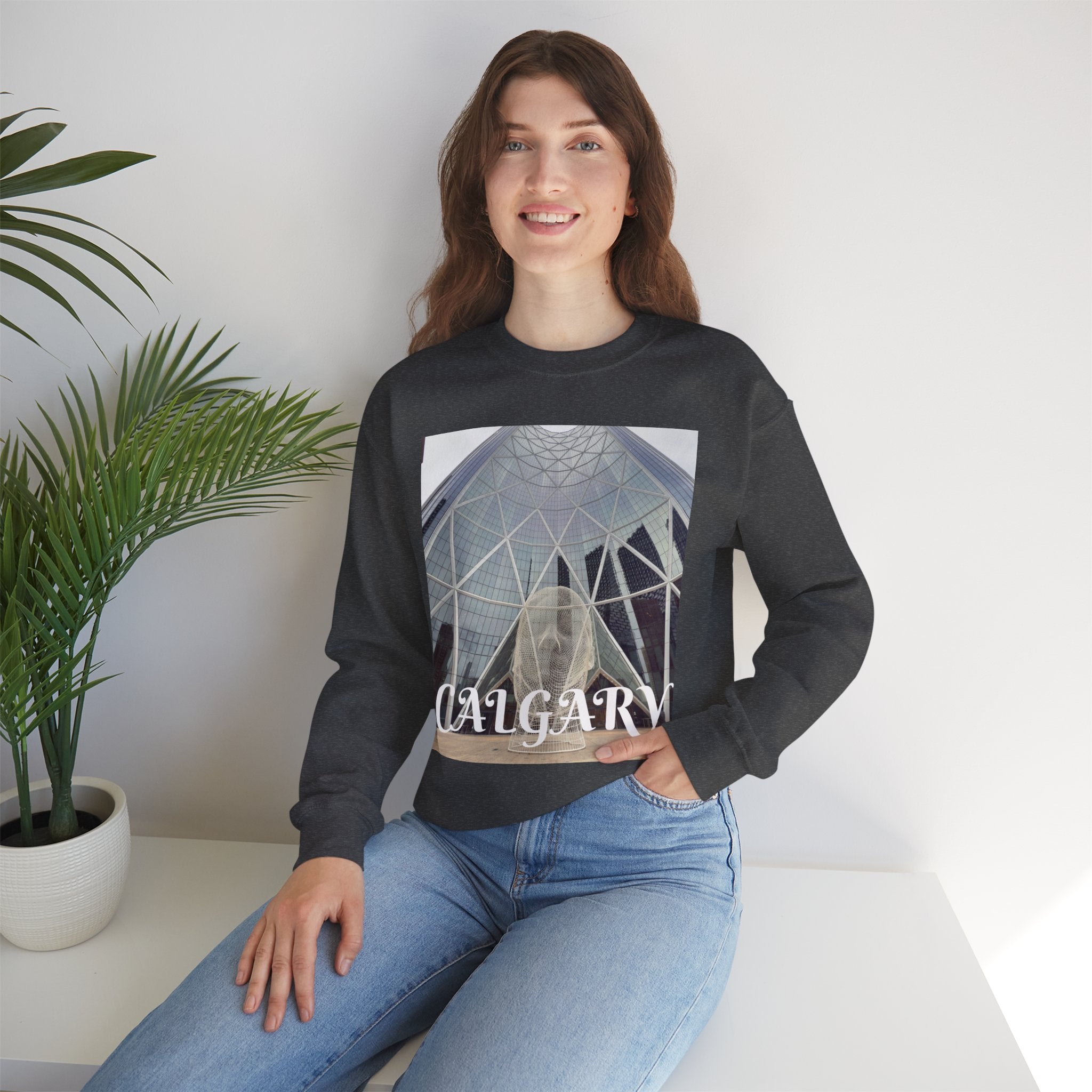 Viringee Calgary Graphic Crewneck Sweatshirt