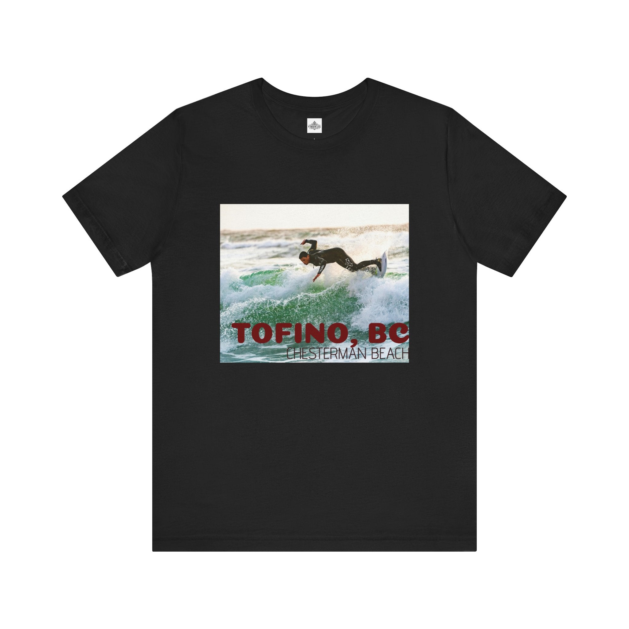 Viringee Tofino Chesterman Beach Surfing Graphic Tee