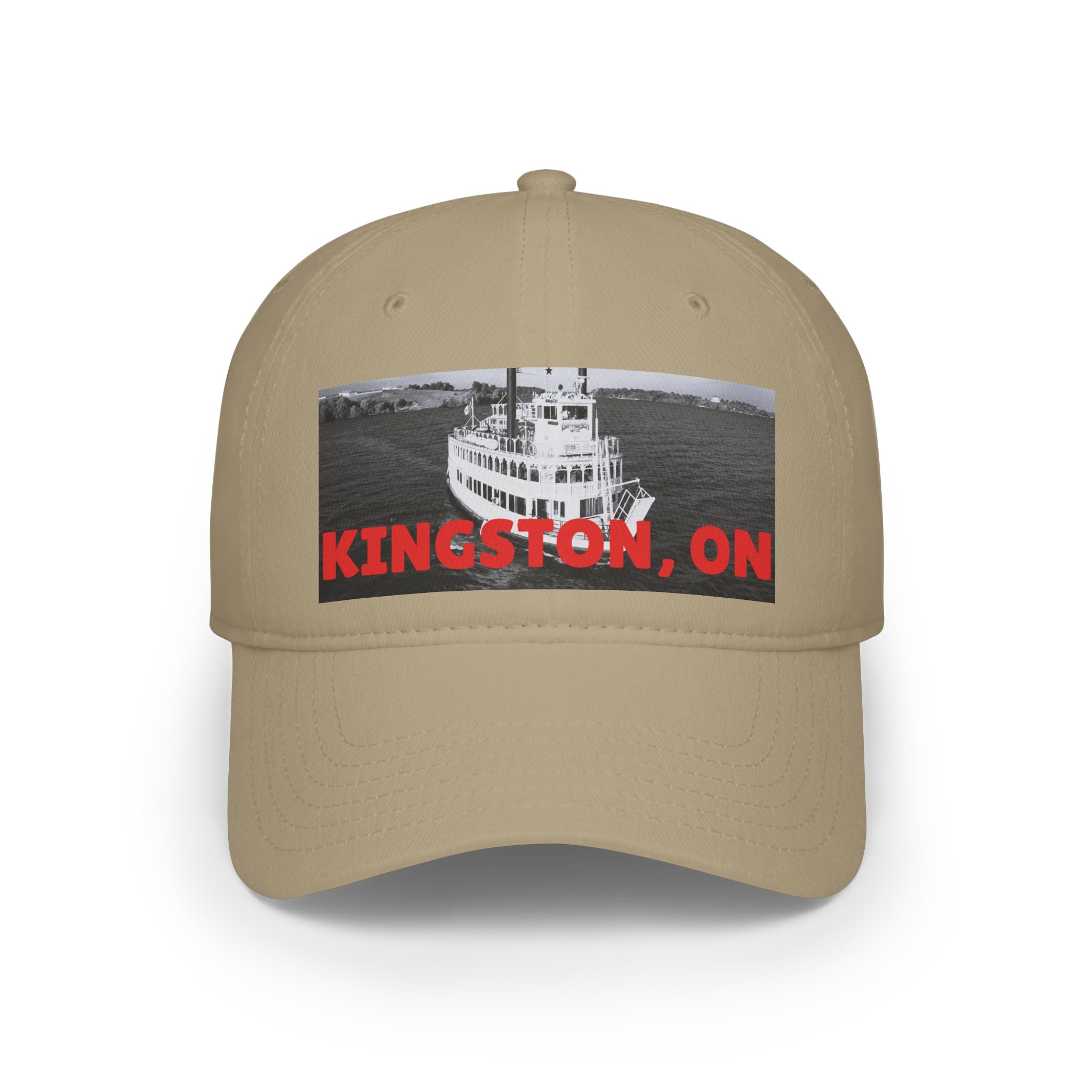 Adjustable Kingston ON low profile cap with printed graphic