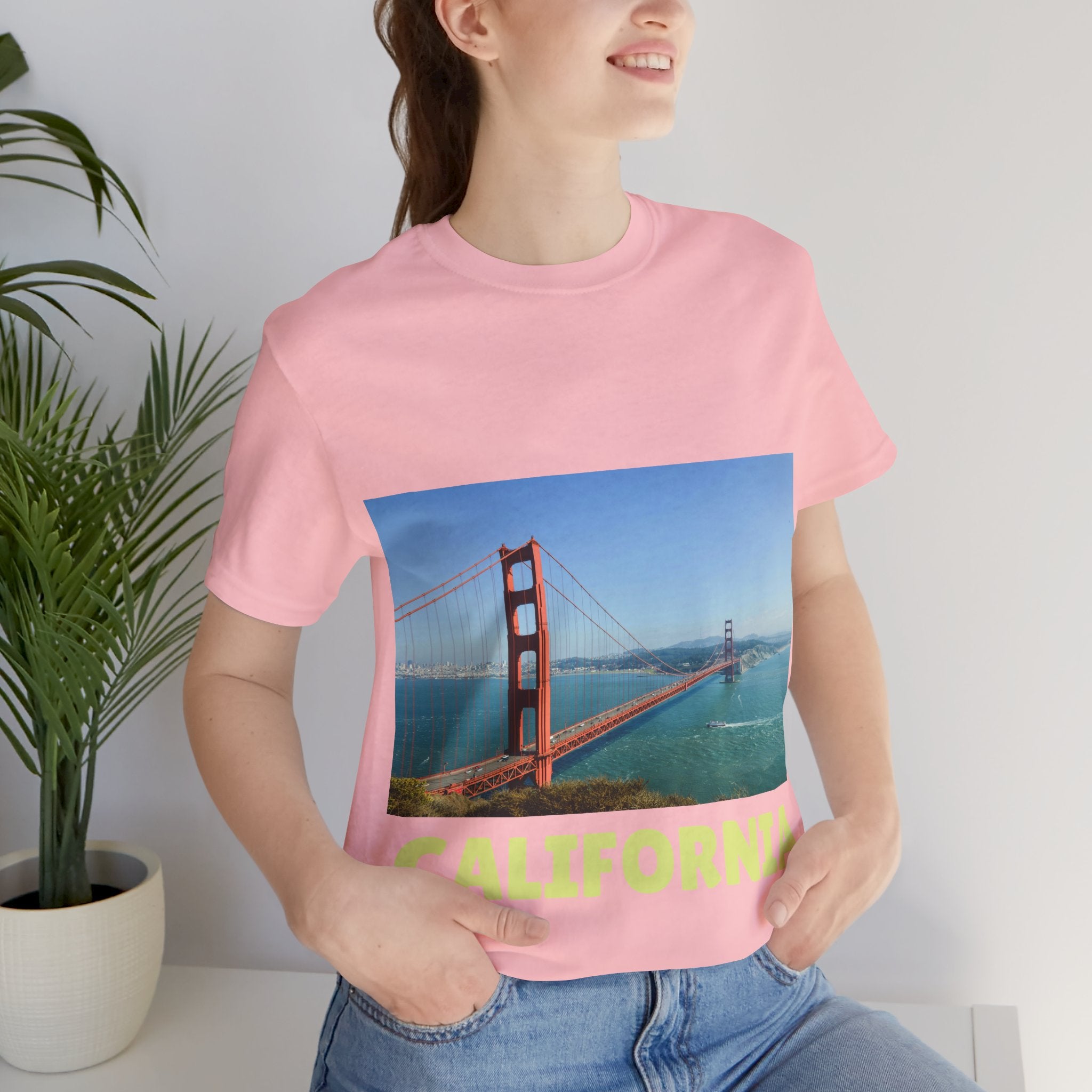 Viringee California Golden Gate Bridge Graphic T-shirt