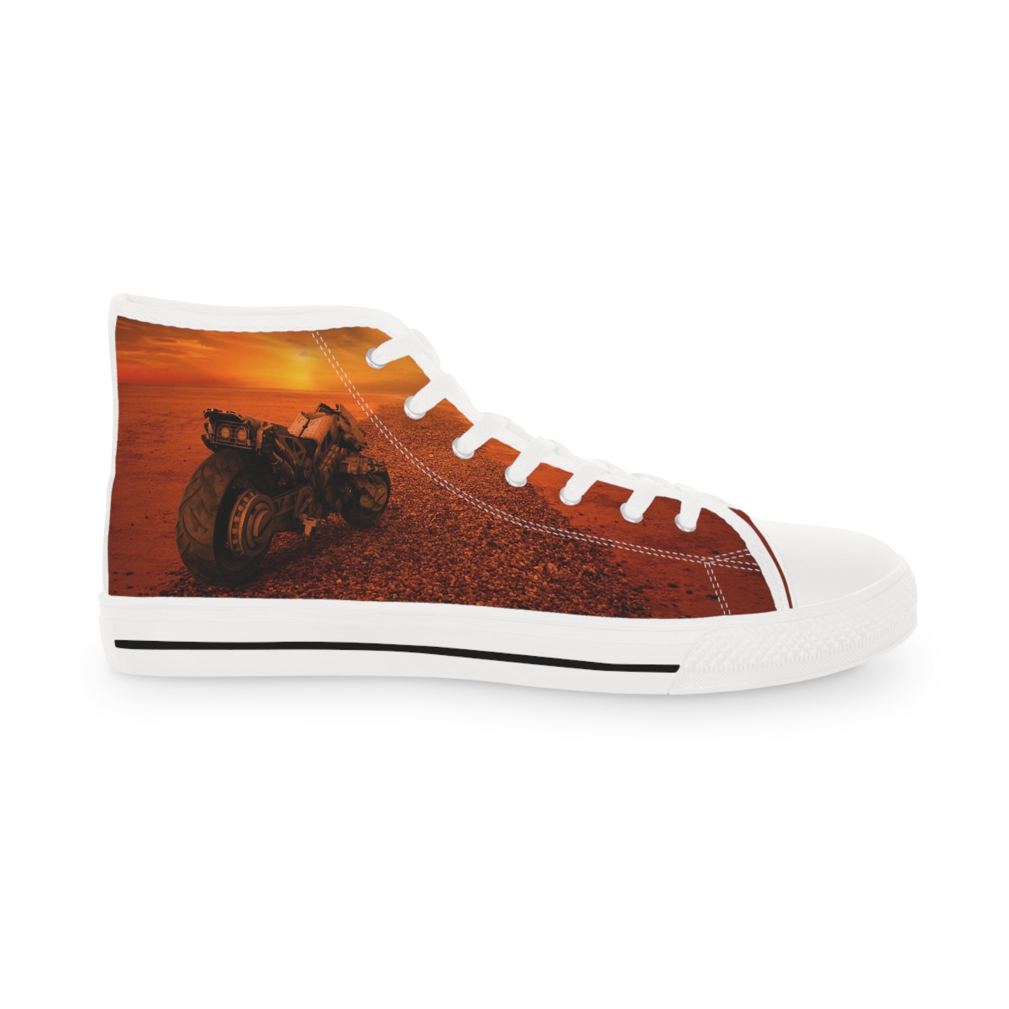 Viringee Sunset Scene Men's High Top Sneakers