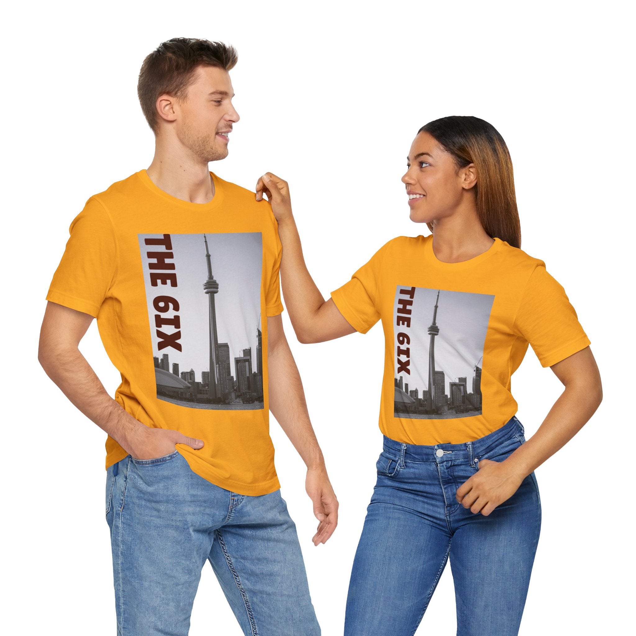 Viringee The Six Toronto Skyline Unisex Graphic T-shirt