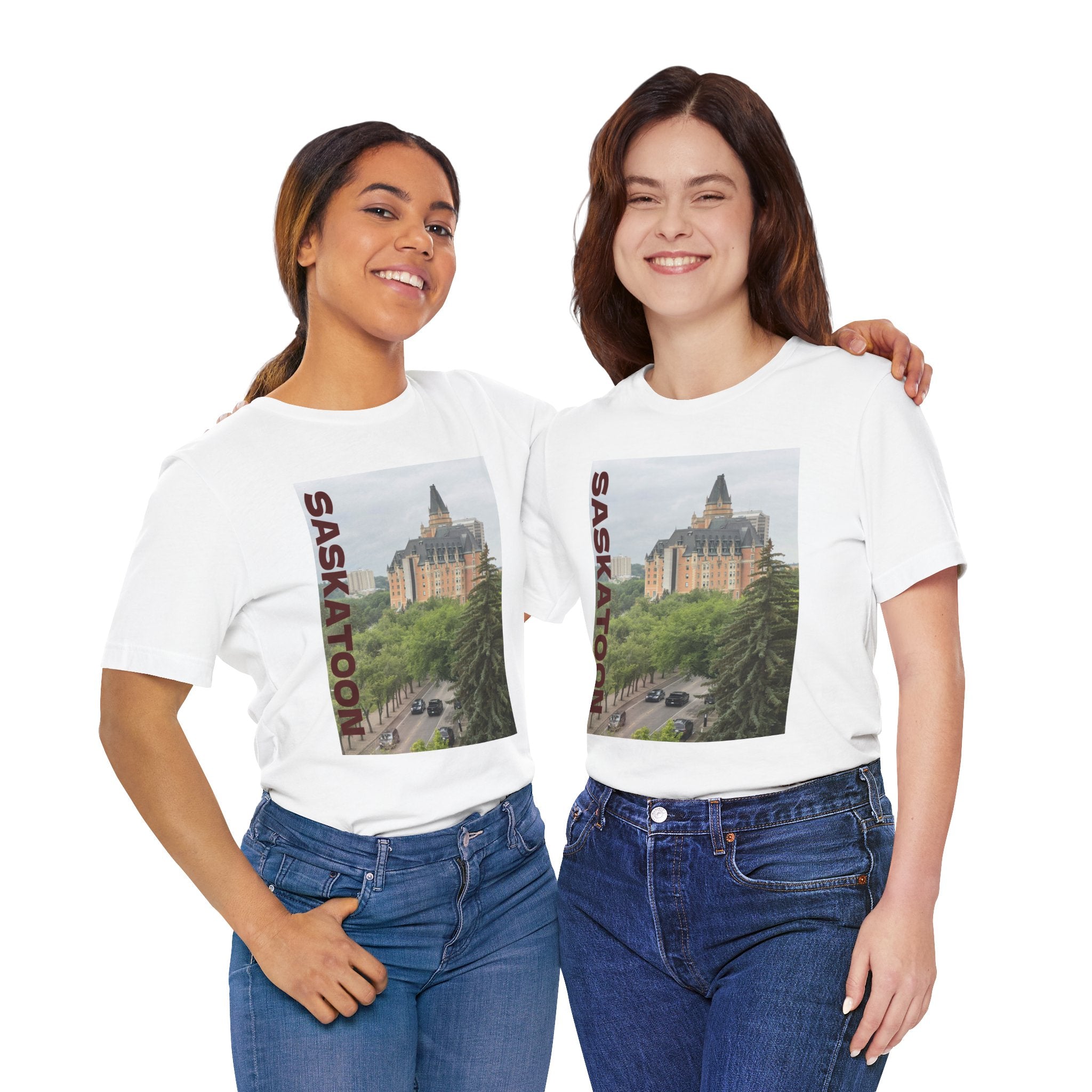 Viringee Saskatoon Unisex Cityscape Tee