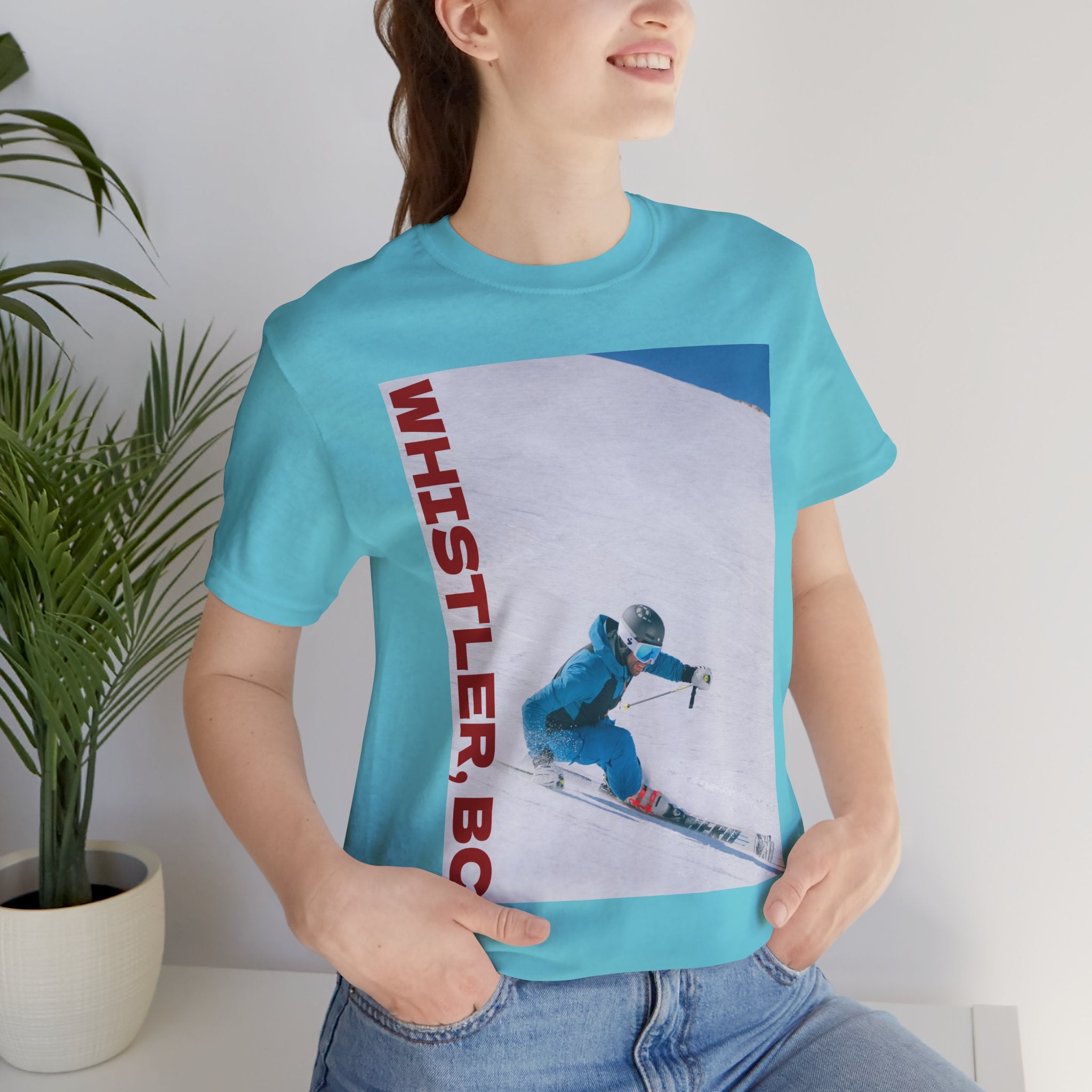 Whistler mountain pride T-shirt, unisex casual wear