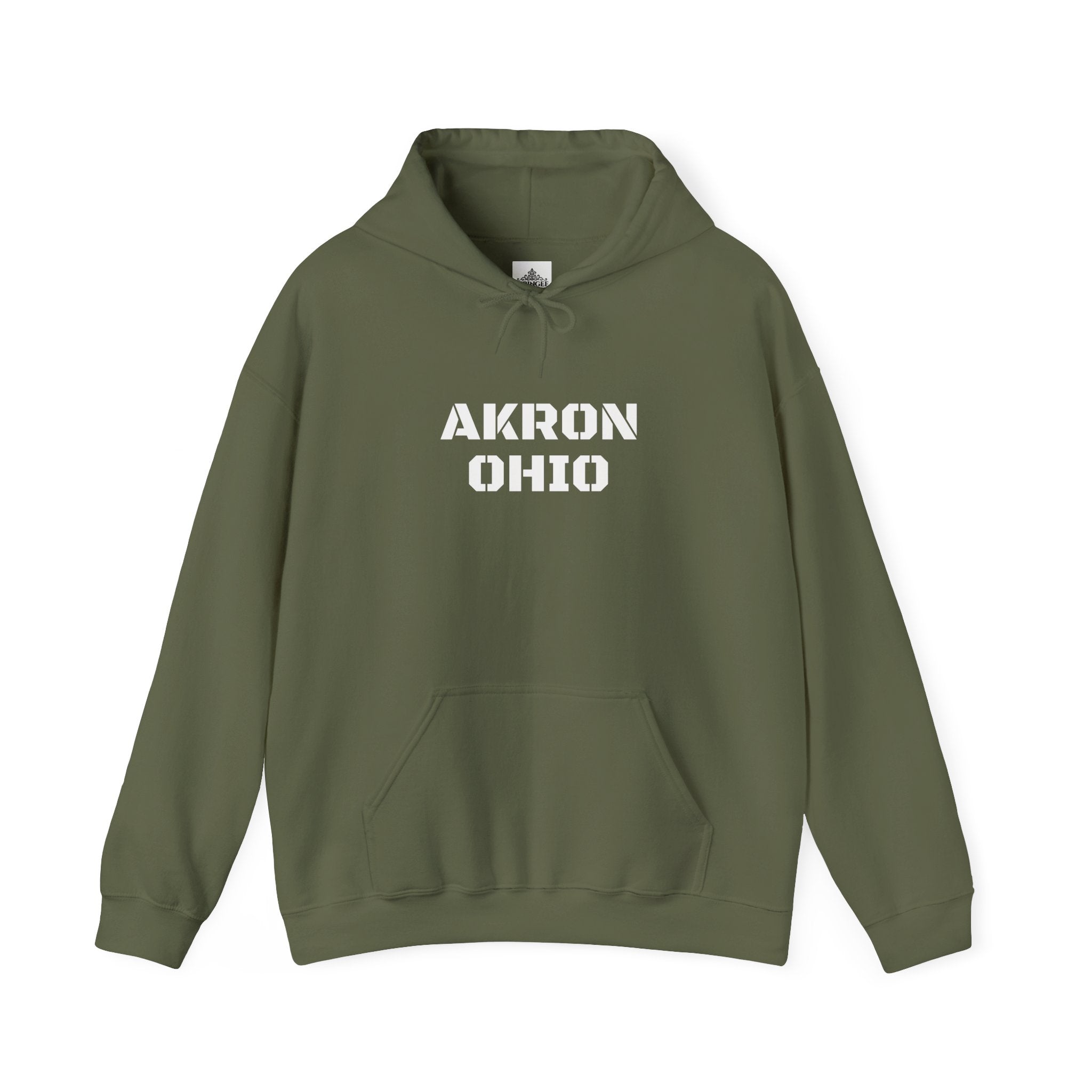 Viringee Akron Ohio Unisex Heavy Blend Hooded Sweatshirt
