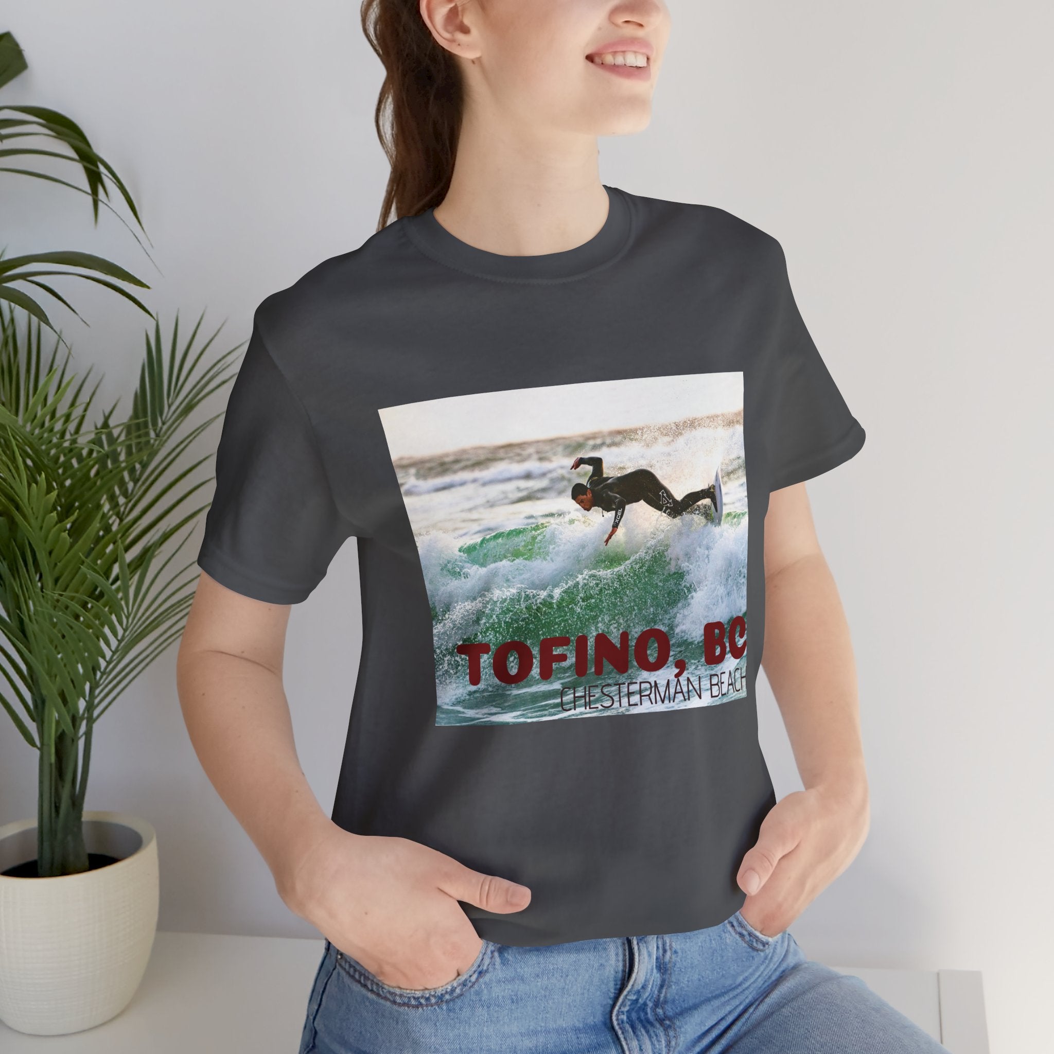 Viringee Tofino Chesterman Beach Surfing Graphic Tee