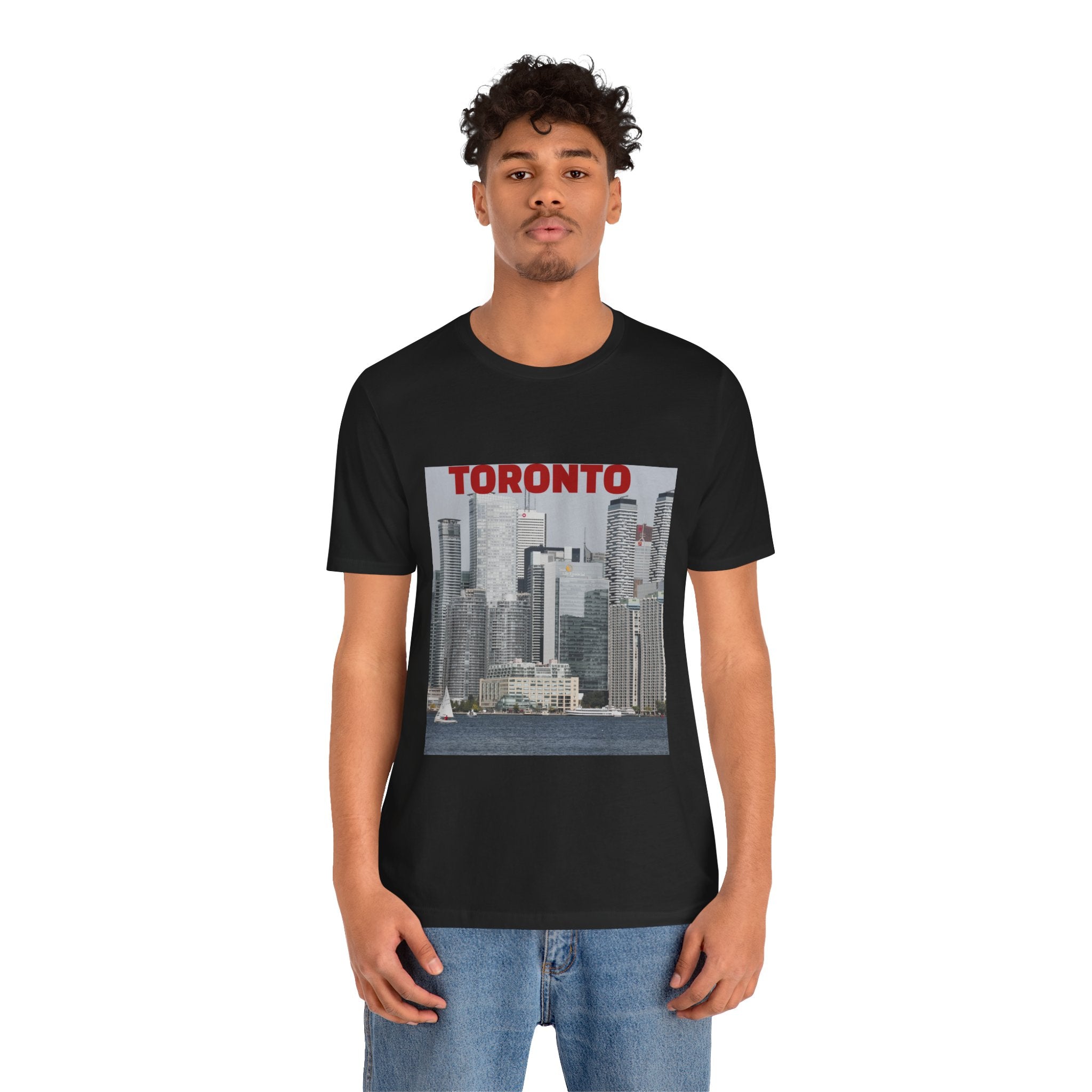 Unisex Toronto Harbor T-shirt inspired by city skyline