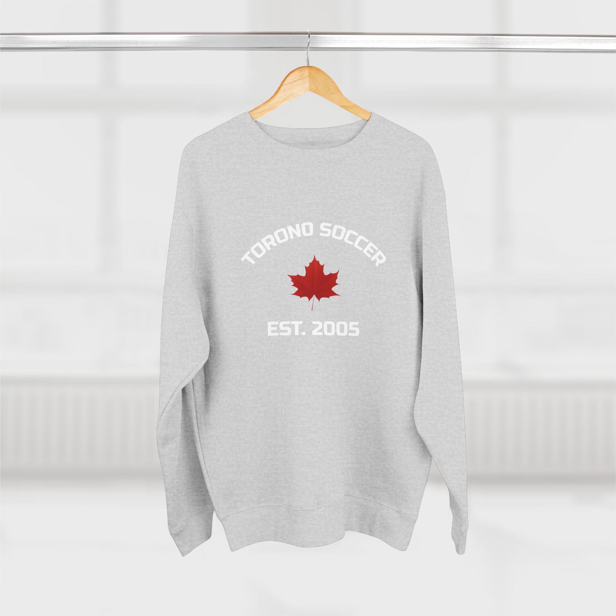 Viringee Toronto Soccer Graphic Unisex Crewneck Sweatshirt