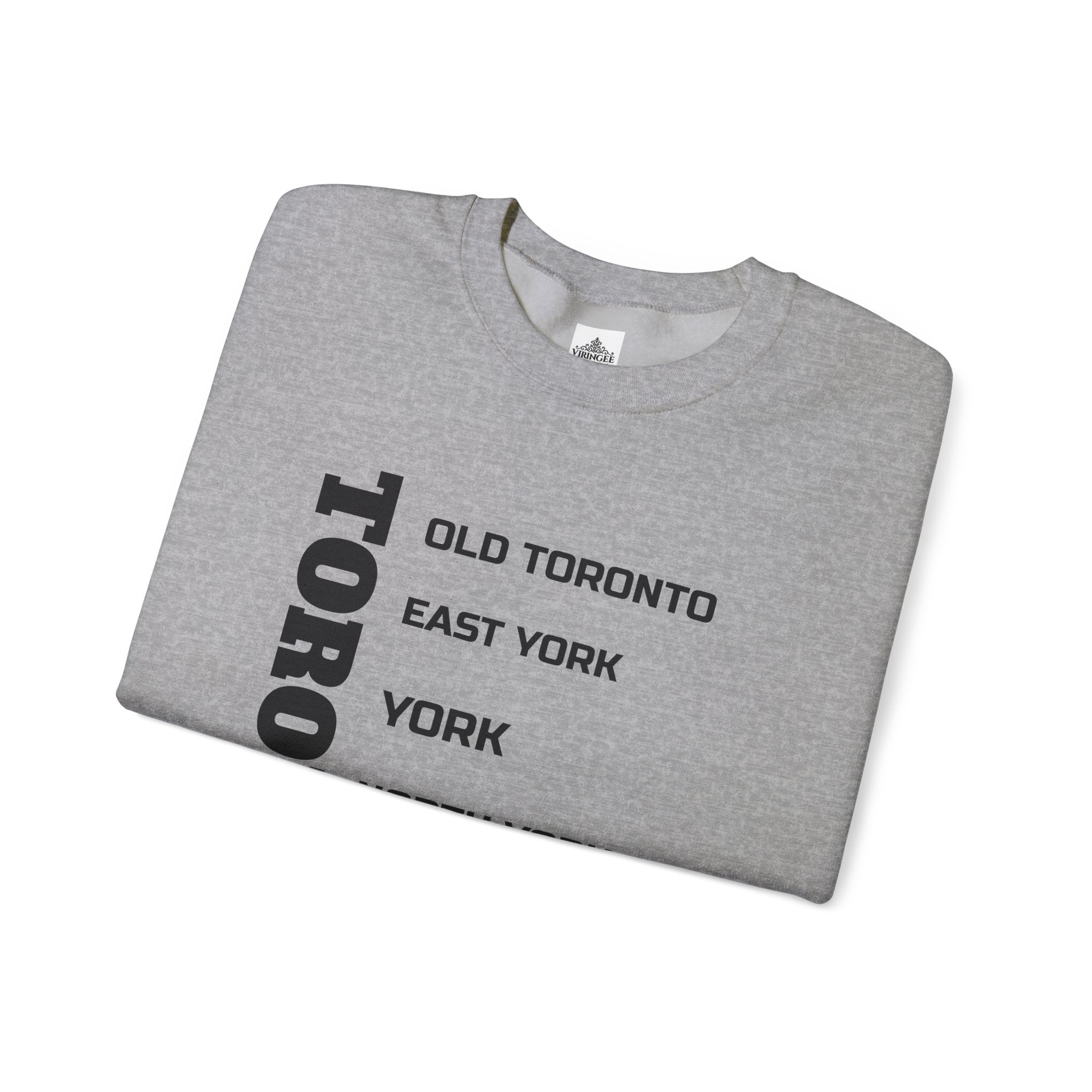 Viringee Toronto Six Boroughs Unisex Crewneck Sweatshirt