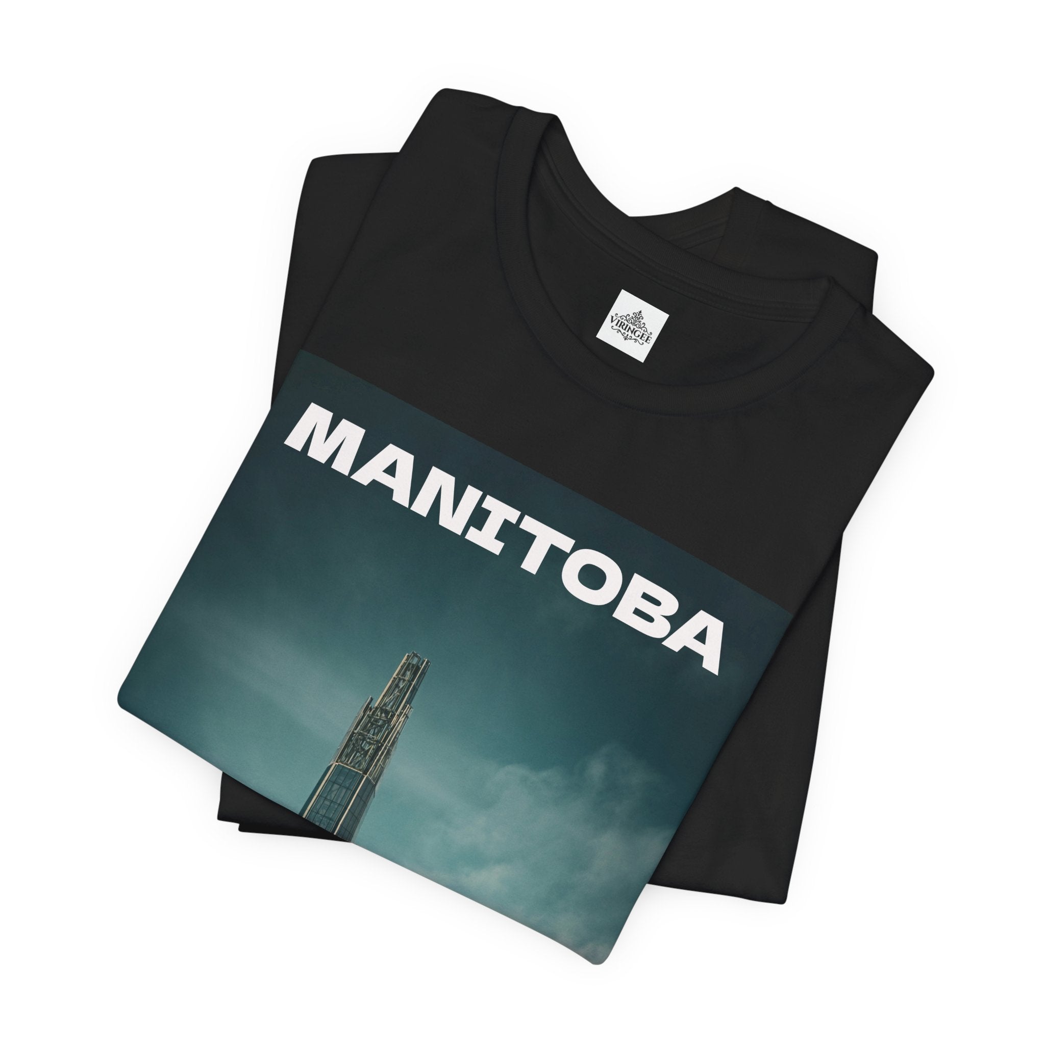 Vintage Manitoba Cityscape Graphic Tee