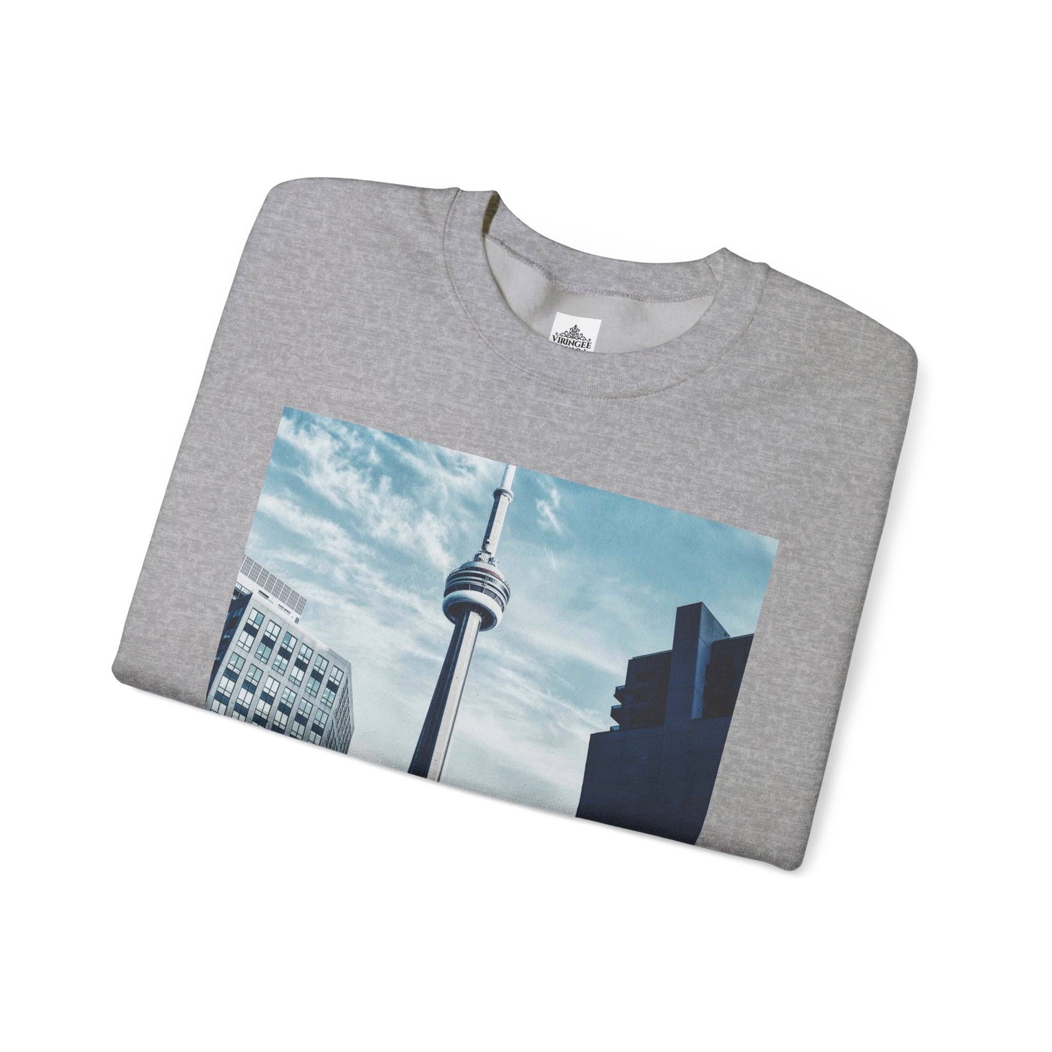 Viringee Toronto CN Tower Unisex Crewneck Sweatshirt