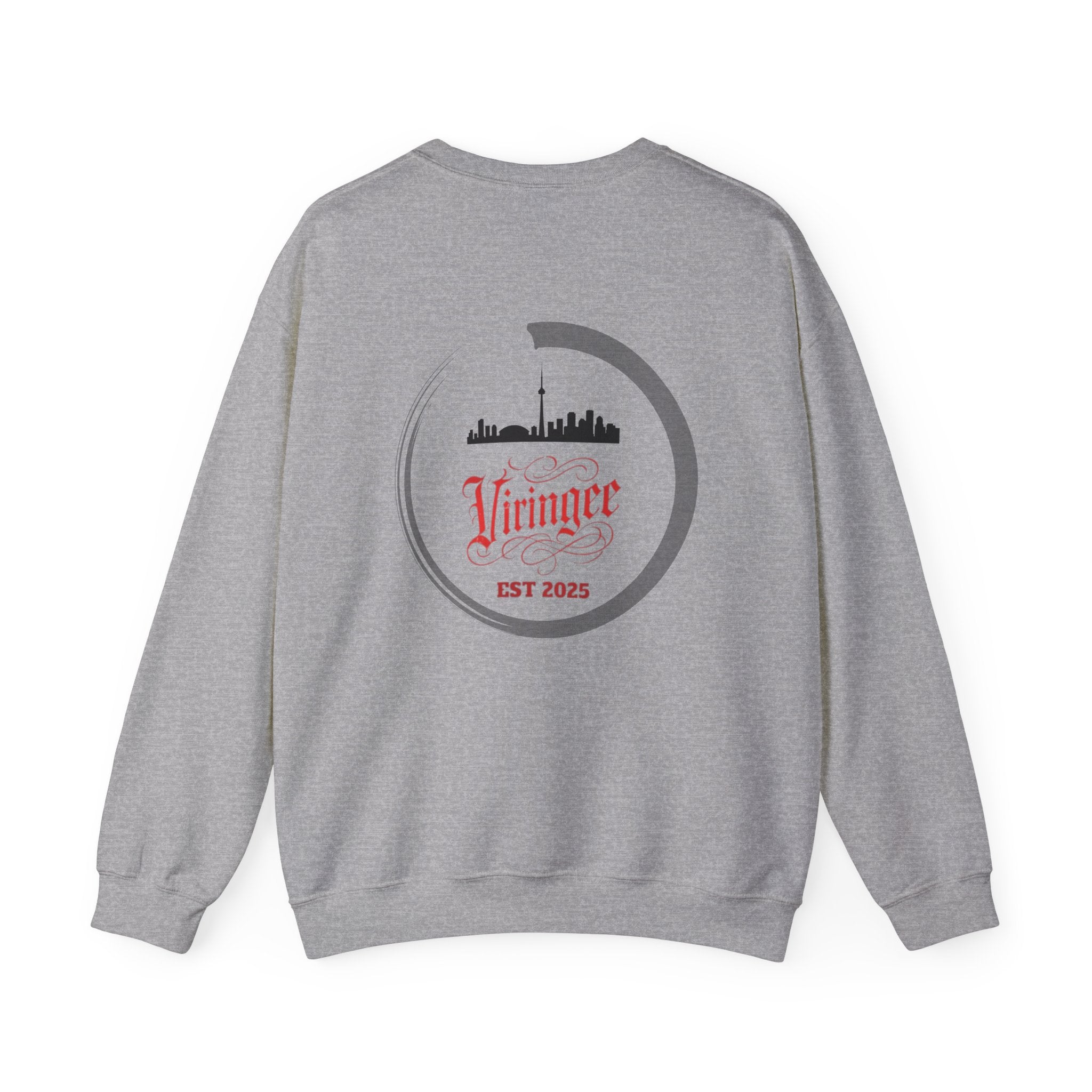 Viringee Toronto Travel Inspiration Crewneck Unisex Hoodie