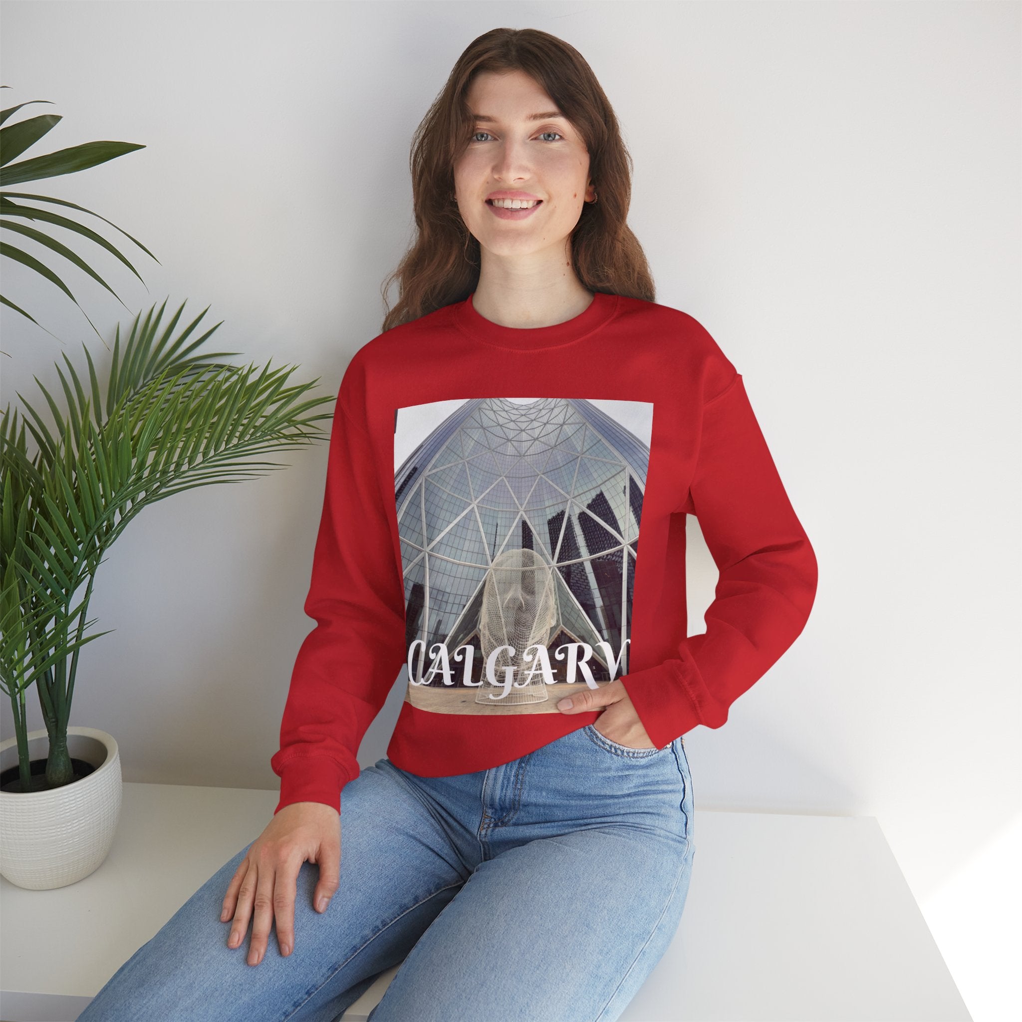 Viringee Calgary Graphic Crewneck Sweatshirt