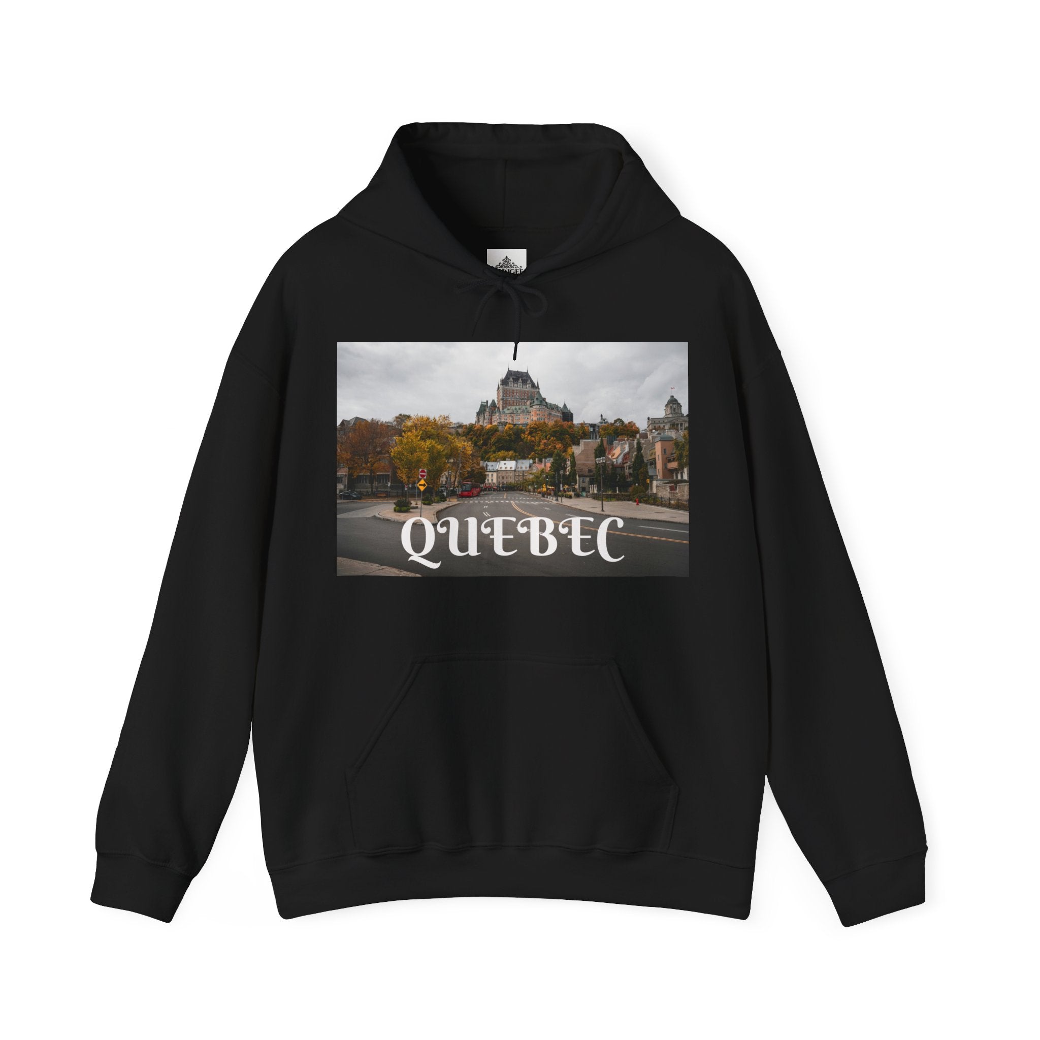 Viringee Quebec Architecture Unisex Hoodie / Hoodie Unisexe Viringee Architecture du Québec