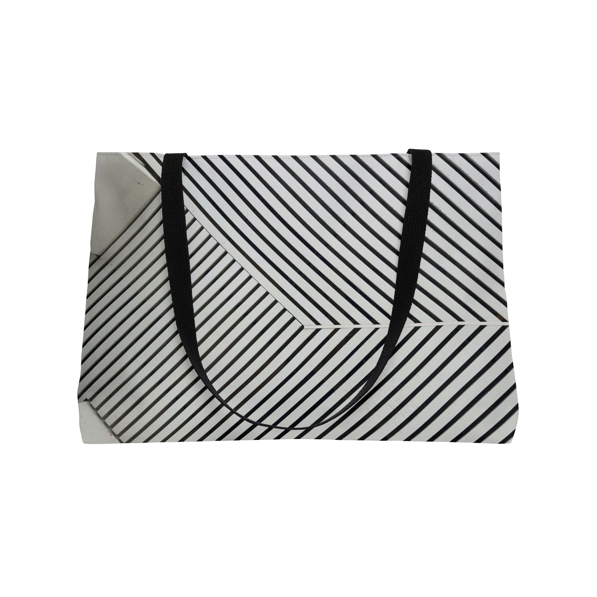 Viringee Striped Weekender Tote Bag