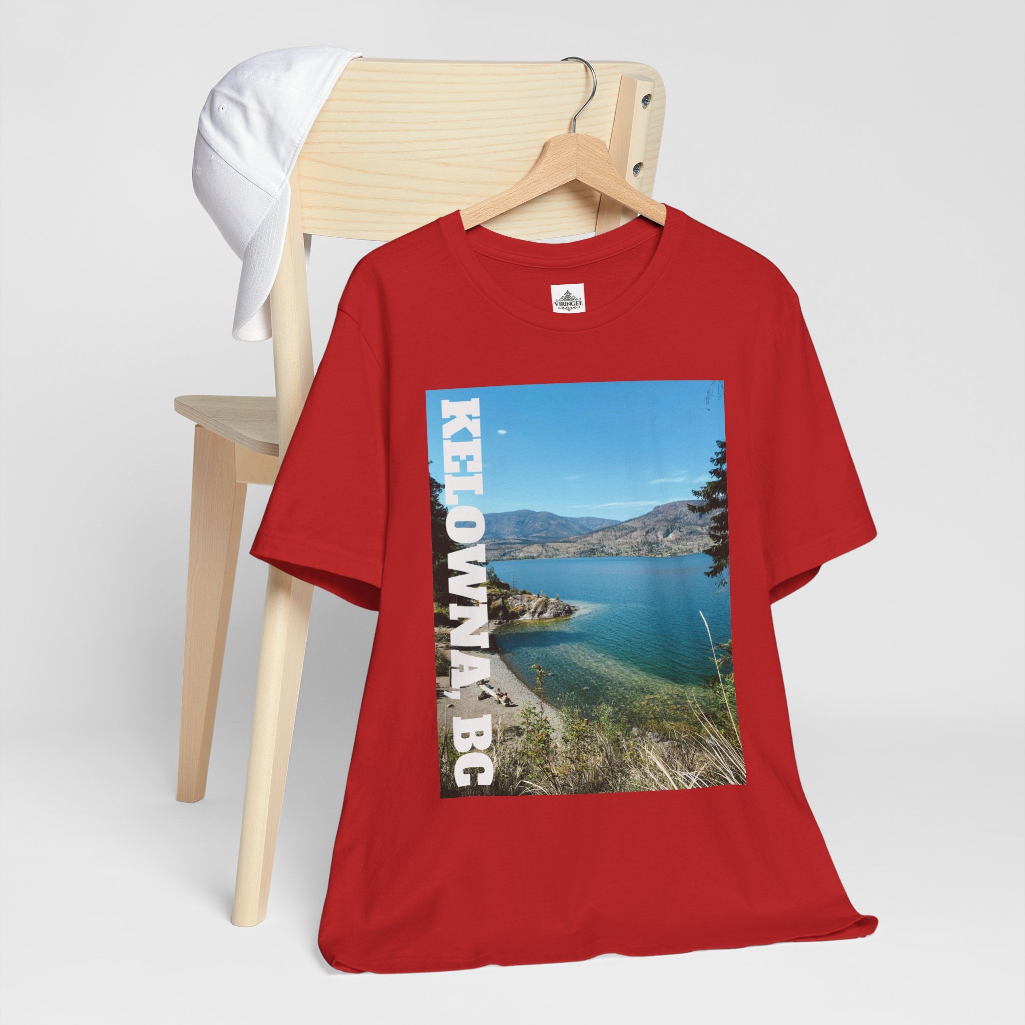 Viringee Kelowna BC scenic T-shirt, unisex short sleeve