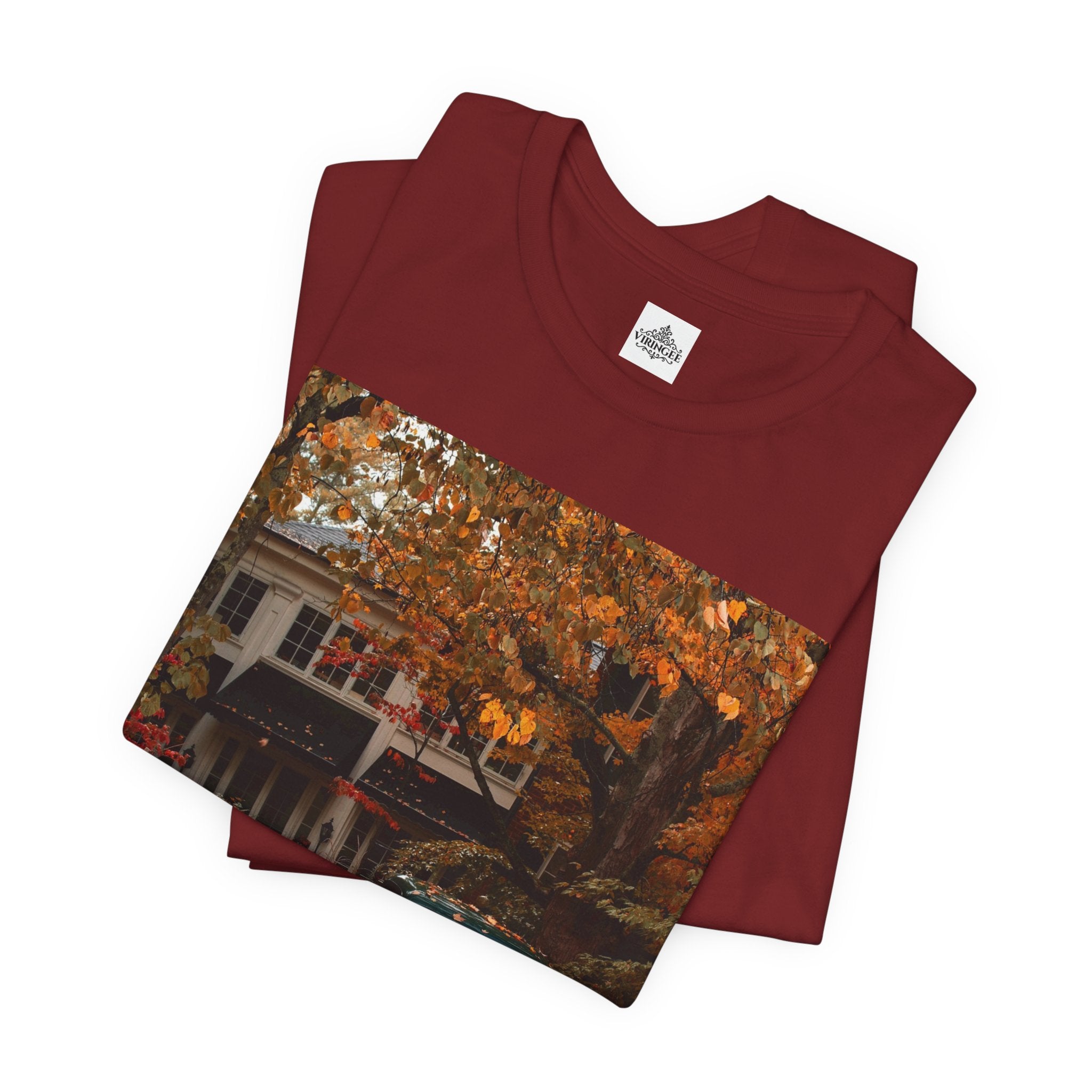Viringee Autumn Vibes Unisex Jersey T Shirt