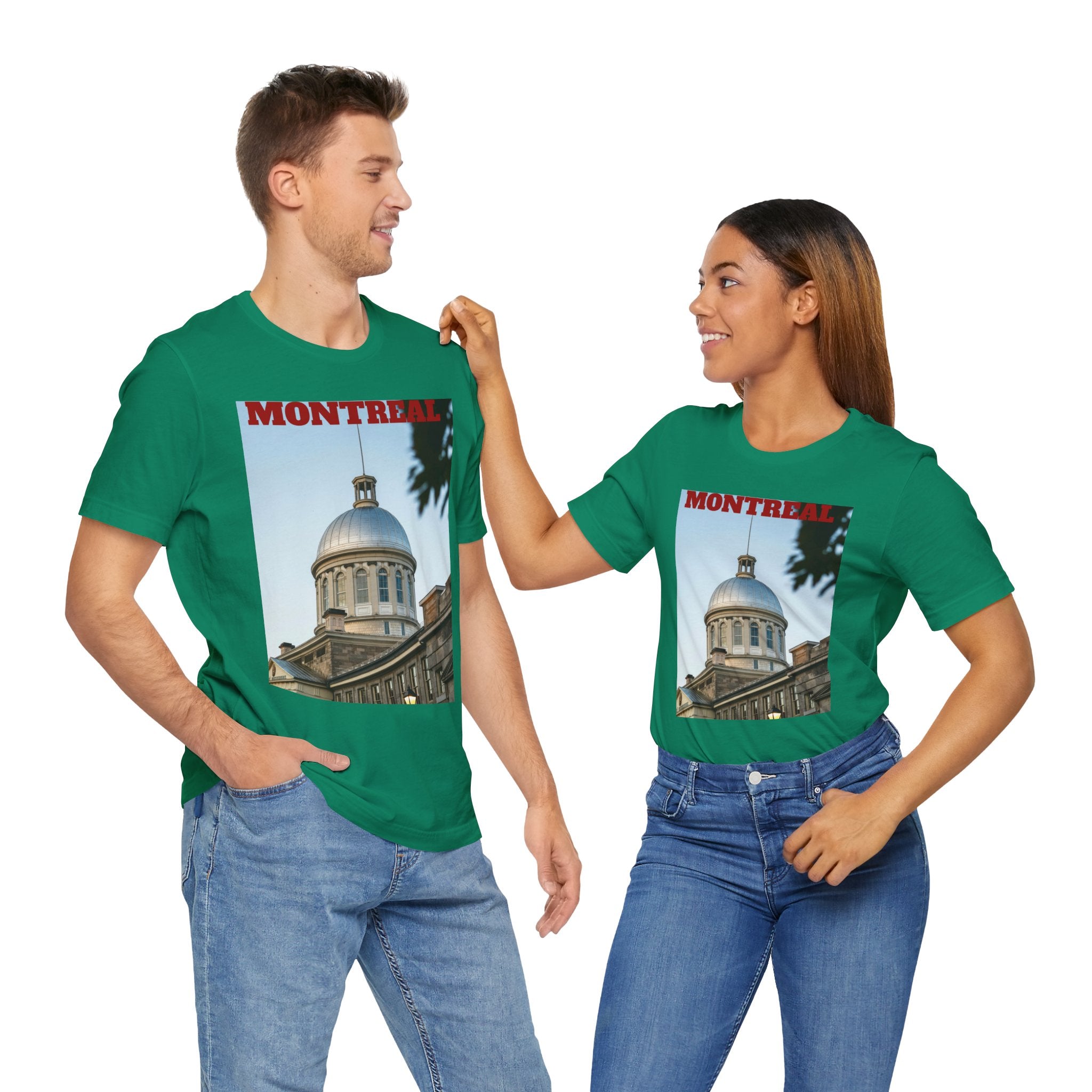 Unisex Old Montreal vintage T-shirt with city graphic