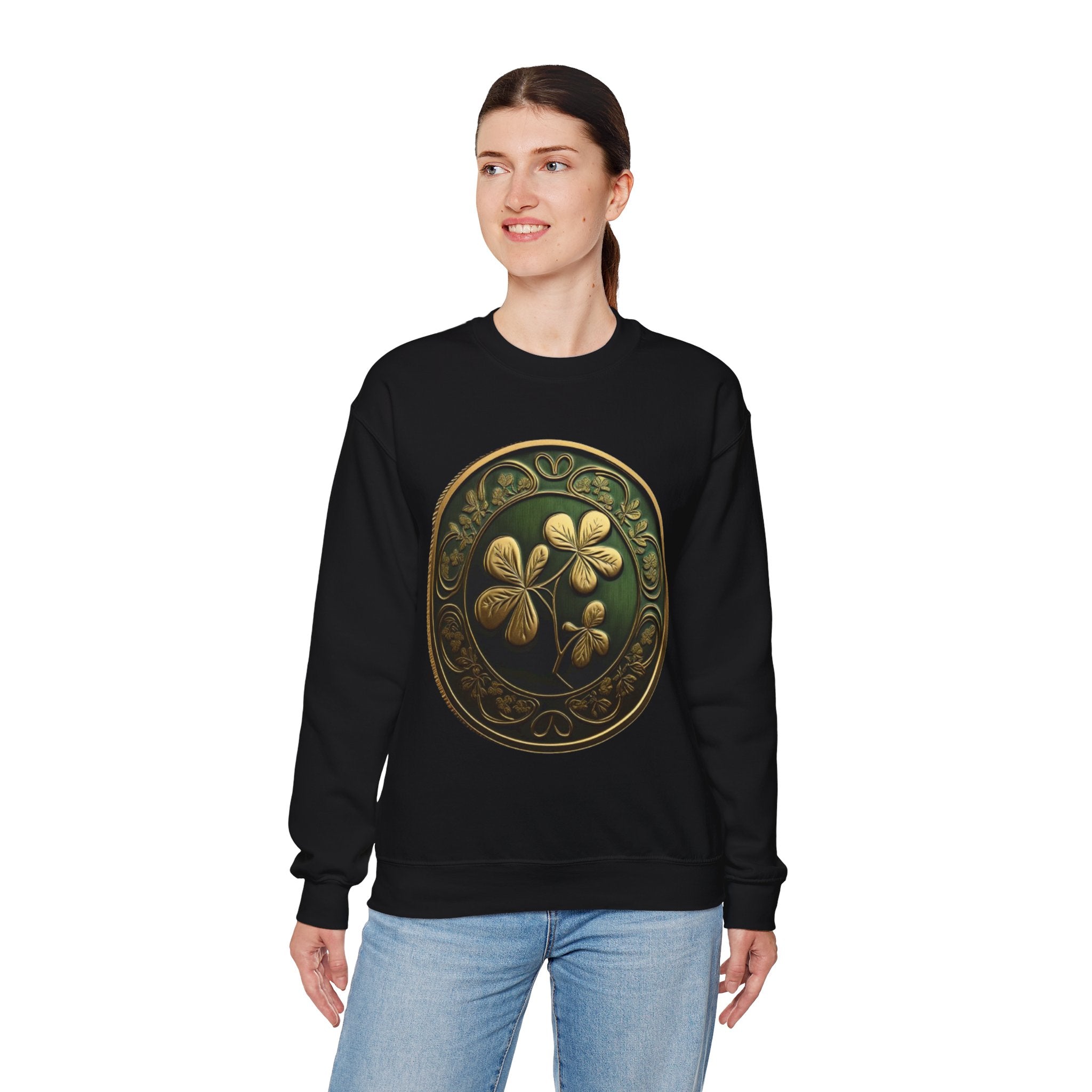 Viringee Seal of leaves Crewneck Sweatshirt