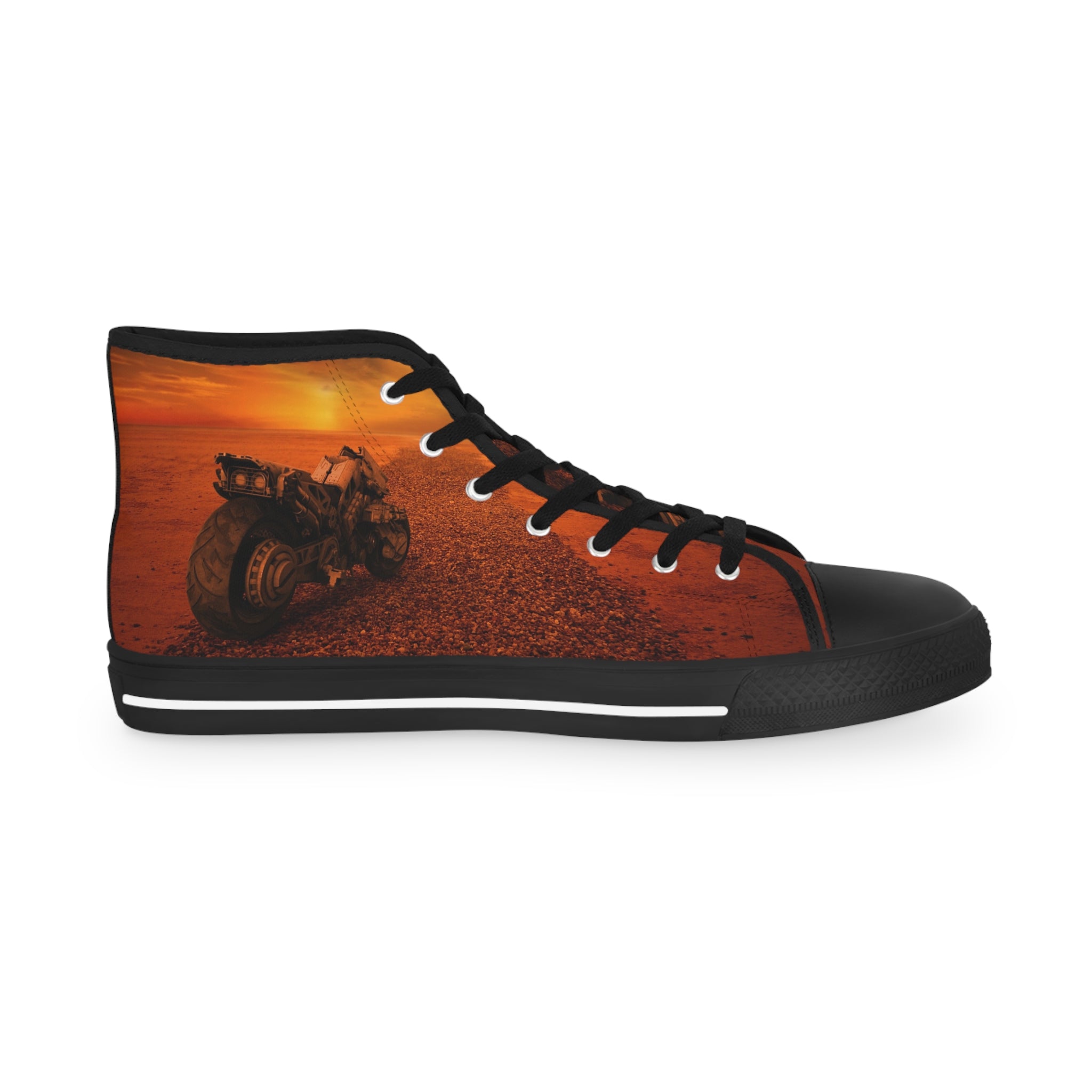 Viringee Sunset Scene Men's High Top Sneakers
