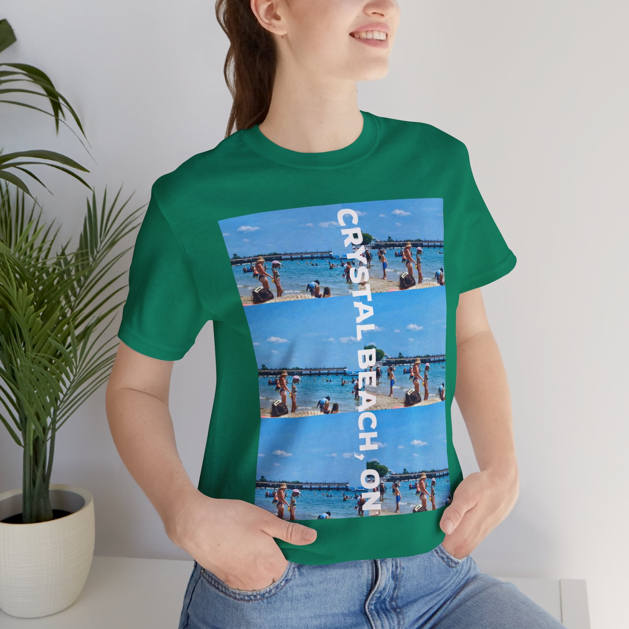 Viringee unisex Crystal Beach graphic tee Ontario