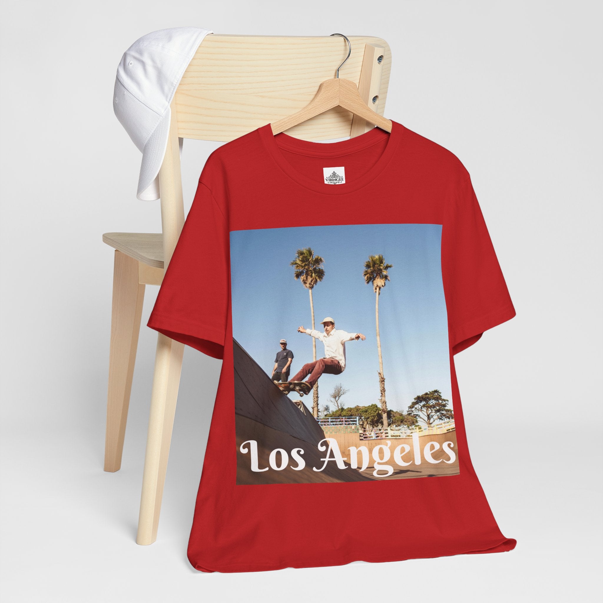 Viringee Los Angeles Skate Vibe Unisex Premium T-Shirt