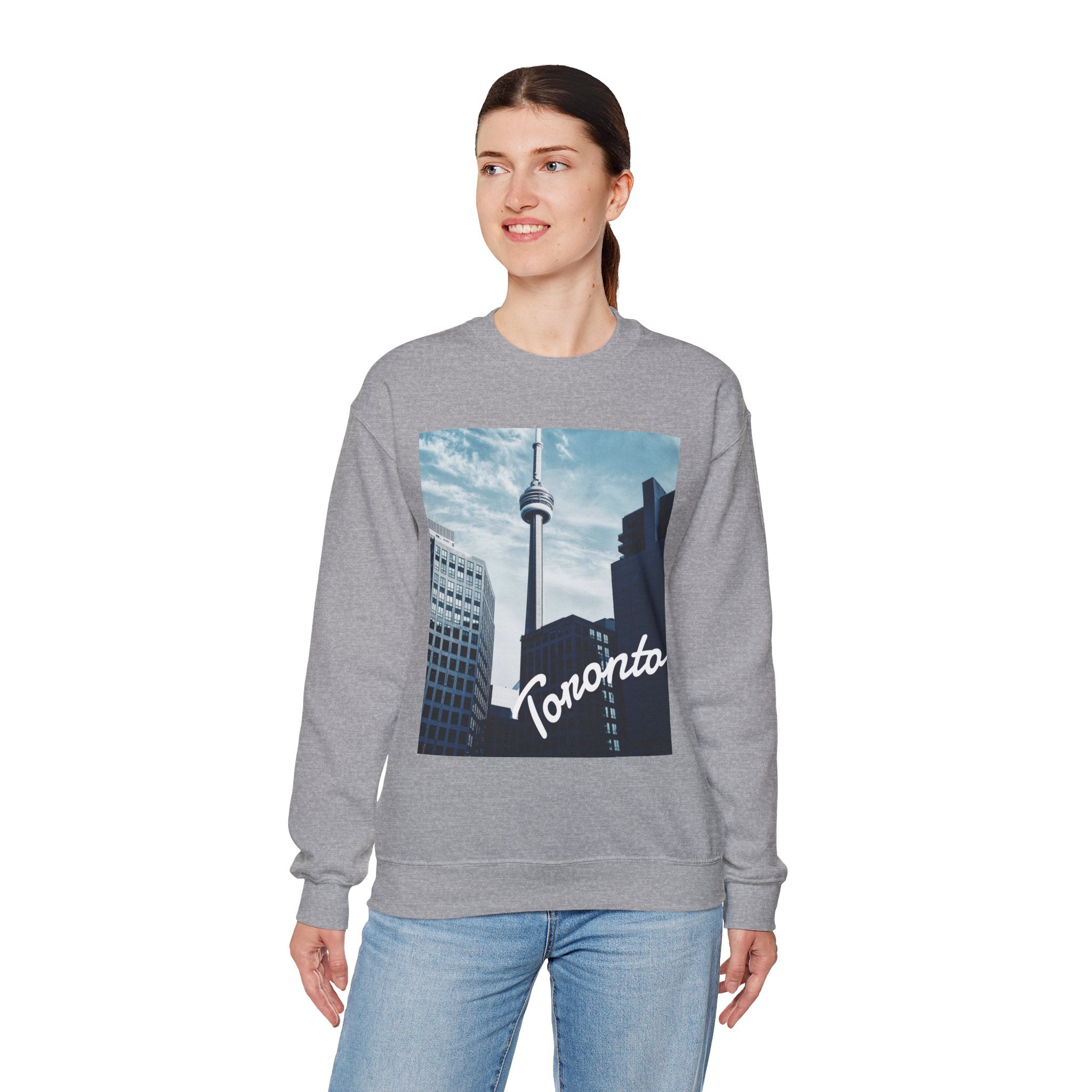 Viringee Toronto CN Tower Unisex Crewneck Sweatshirt