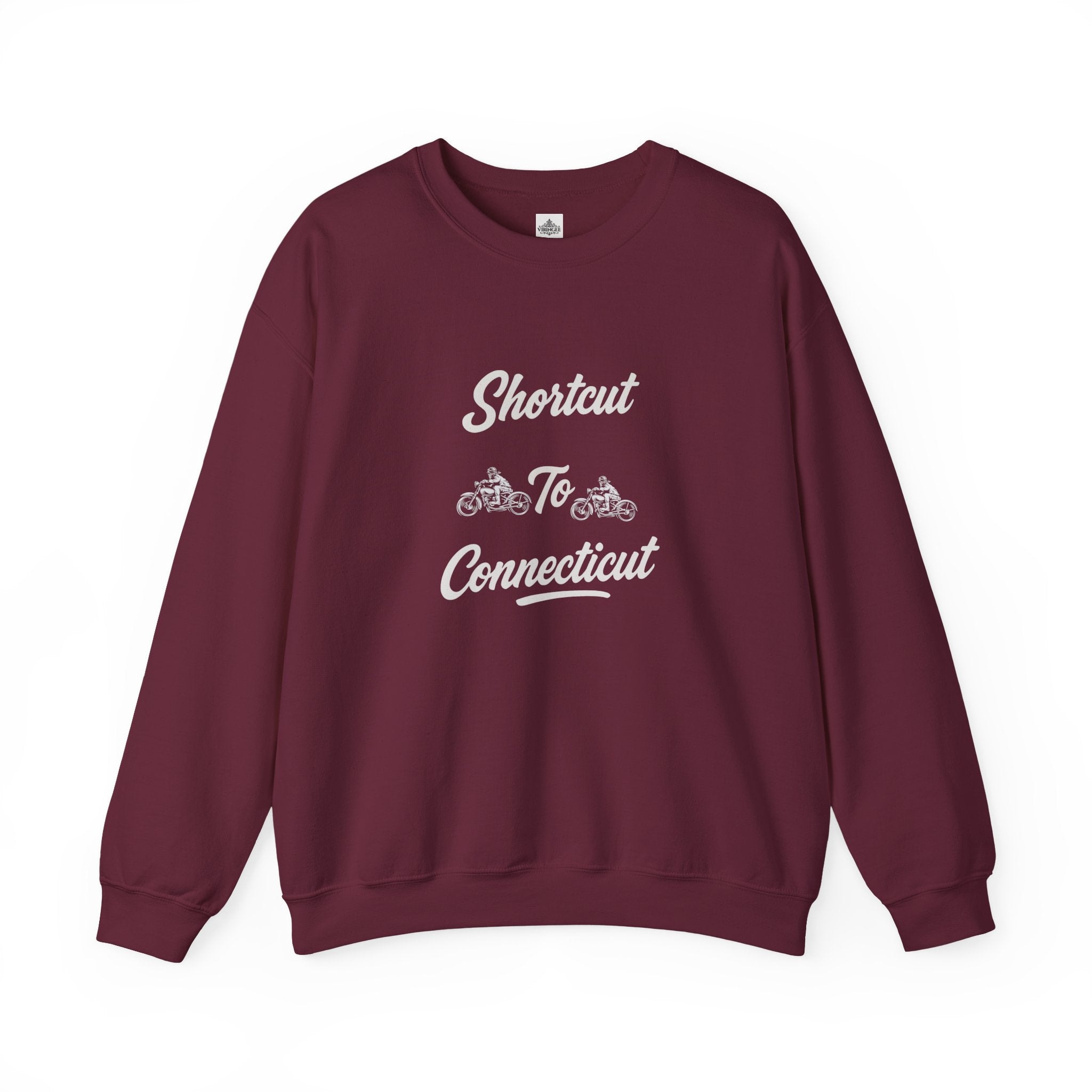 Viringee Shortcut To Connecticut Unisex Crewneck Sweatshirt