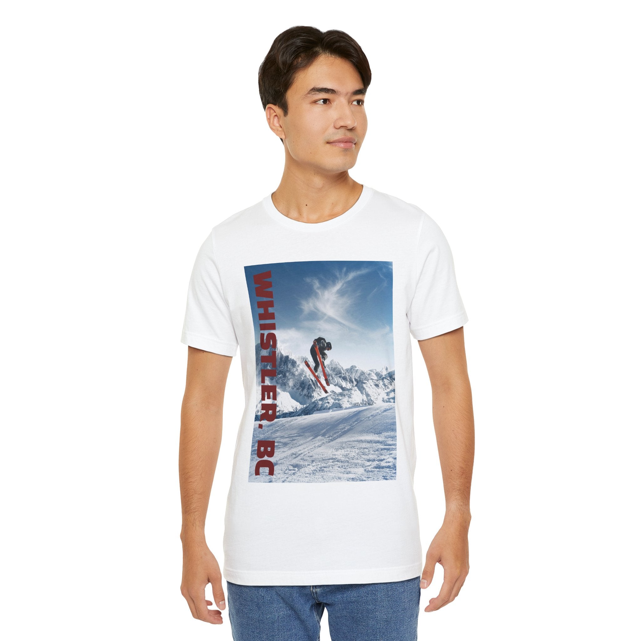 Viringee Whistler BC Snowboarder Short Sleeve Tee
