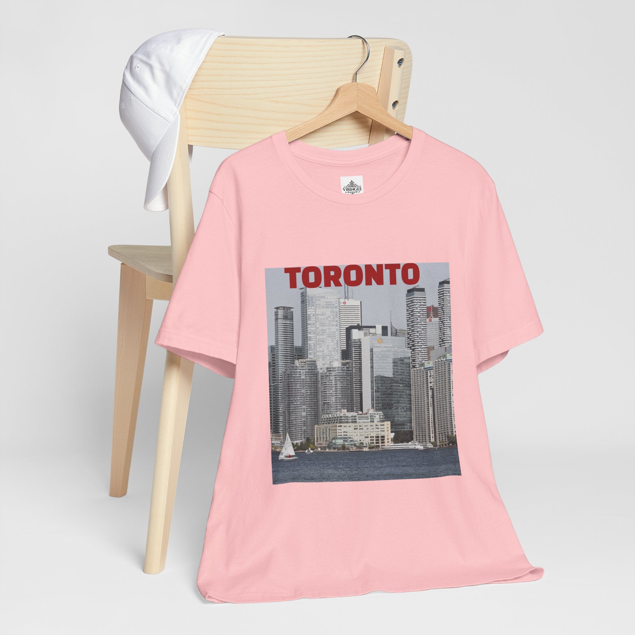 Unisex Toronto Harbor T-shirt inspired by city skyline