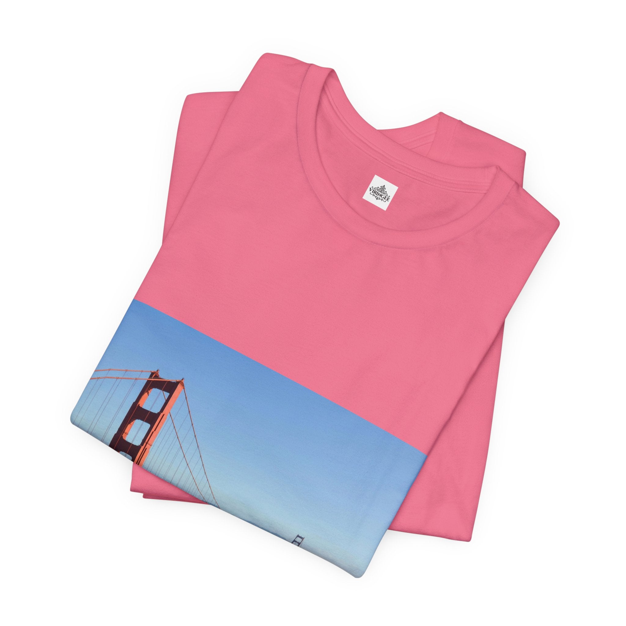 Viringee California Golden Gate Bridge Graphic T-shirt