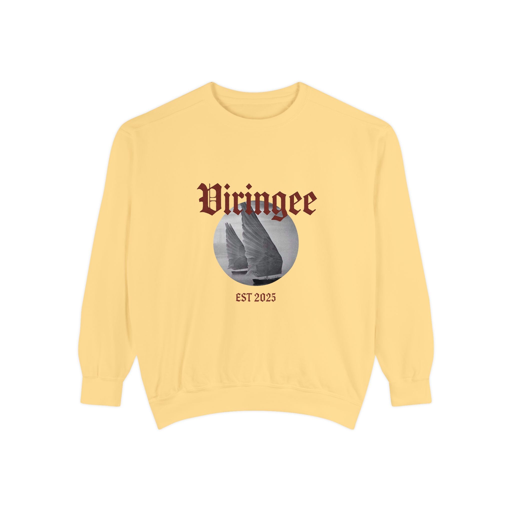 Viringee Vintage Sailboat Graphic Crewneck