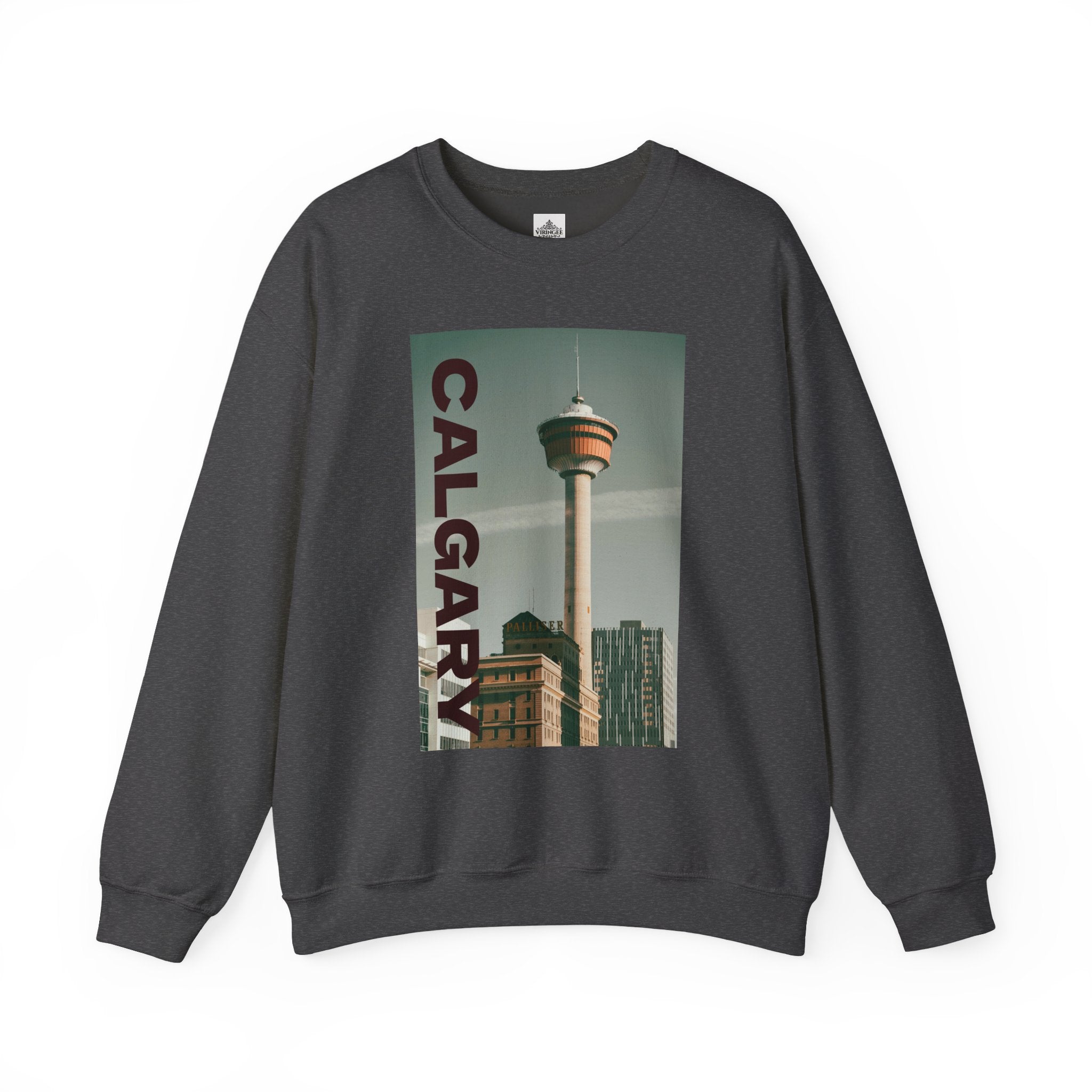 Viringee Calgary Tower Crewneck Sweatshirt