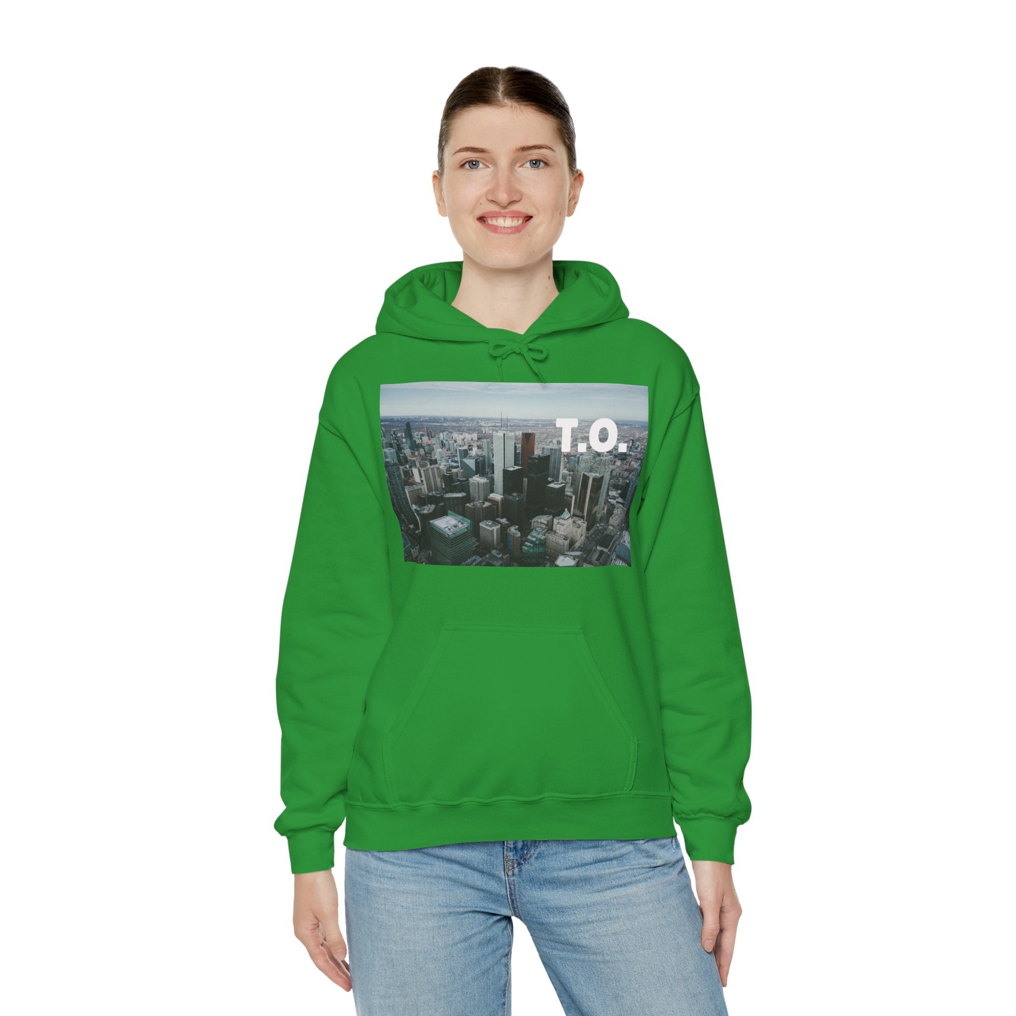 Viringee Toronto T.O. Urban Skyline Unisex Hoodie