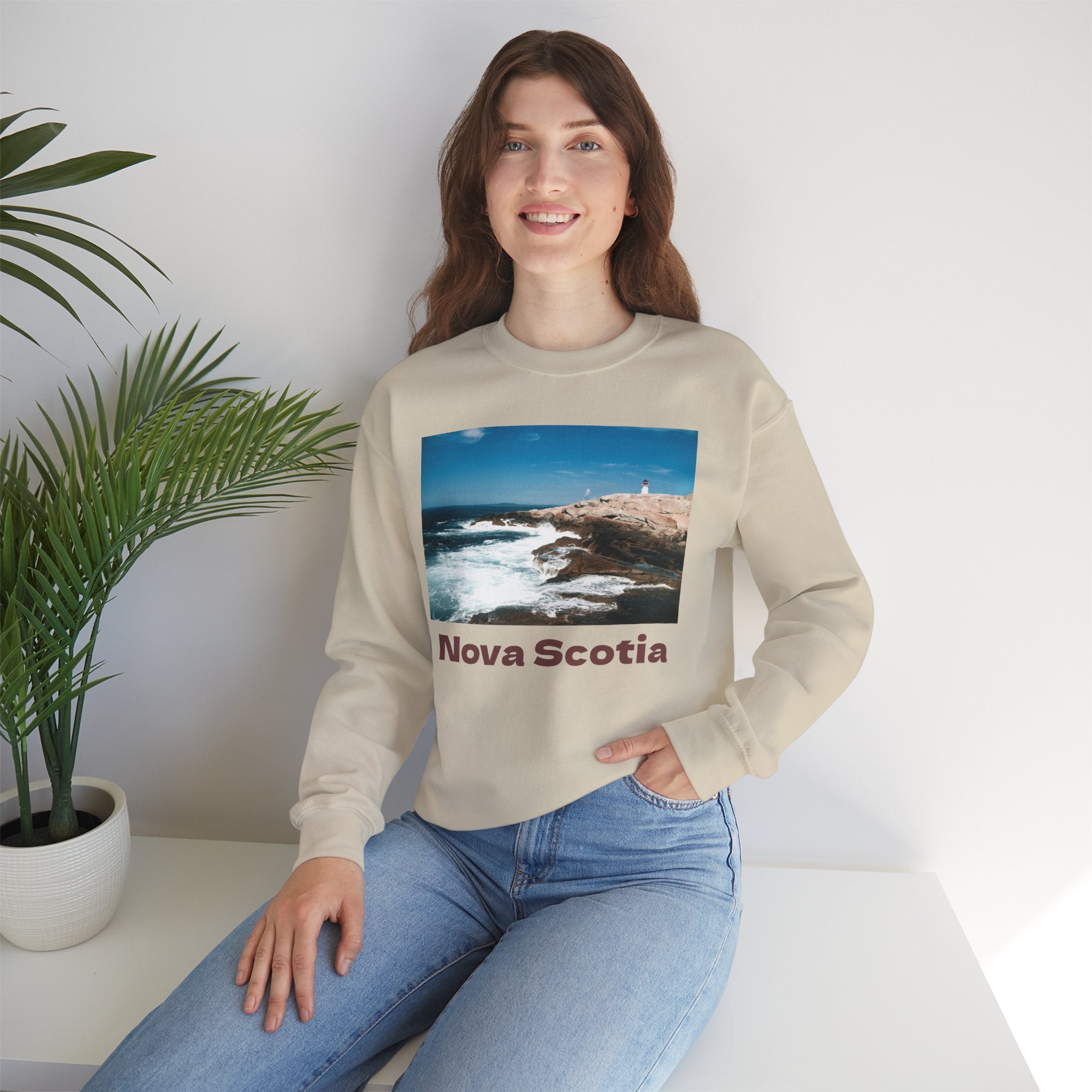 Viringee Nova Scotia Crewneck Unisex Sweatshirt