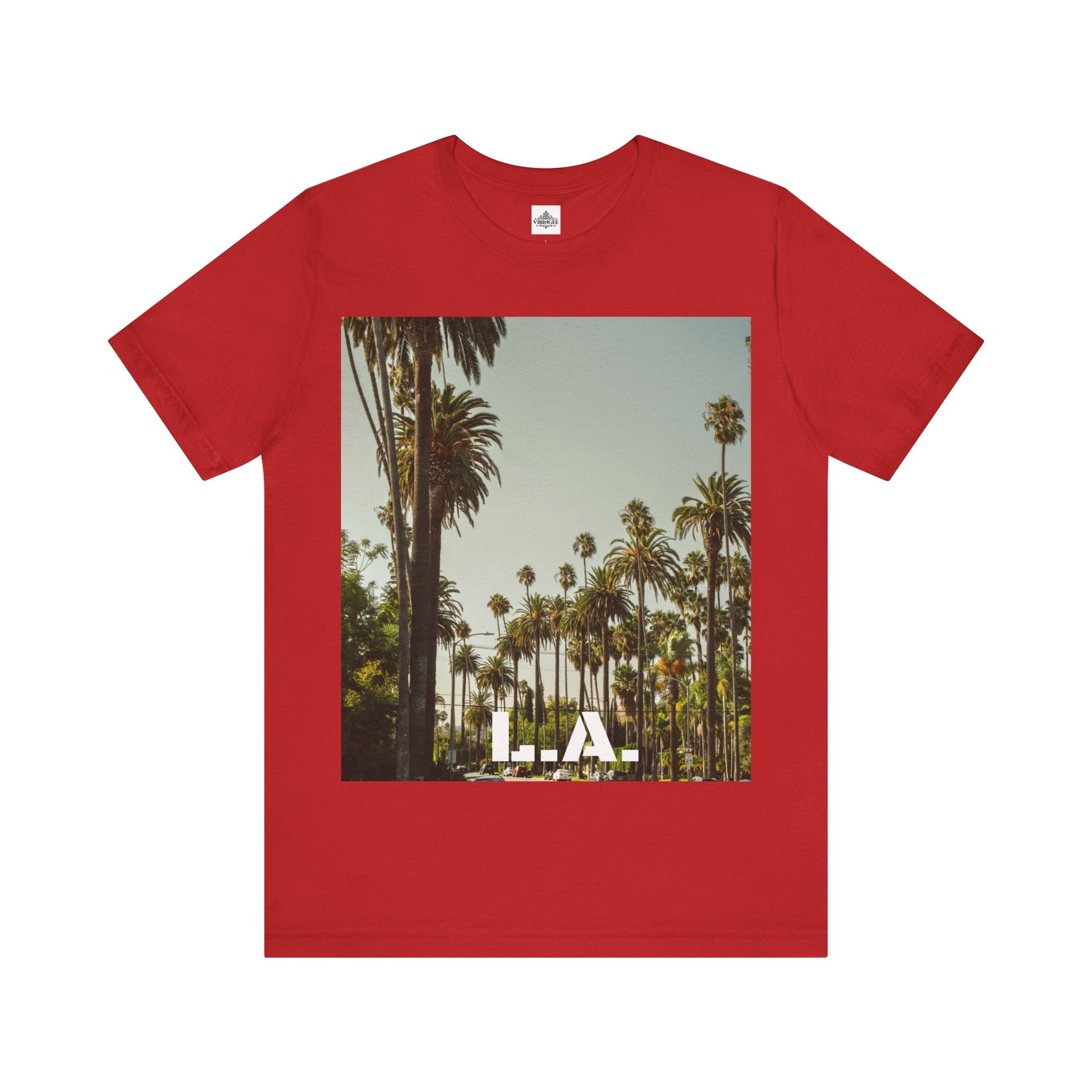 Viringee LA Palm Unisex Trees Graphic T-shirt