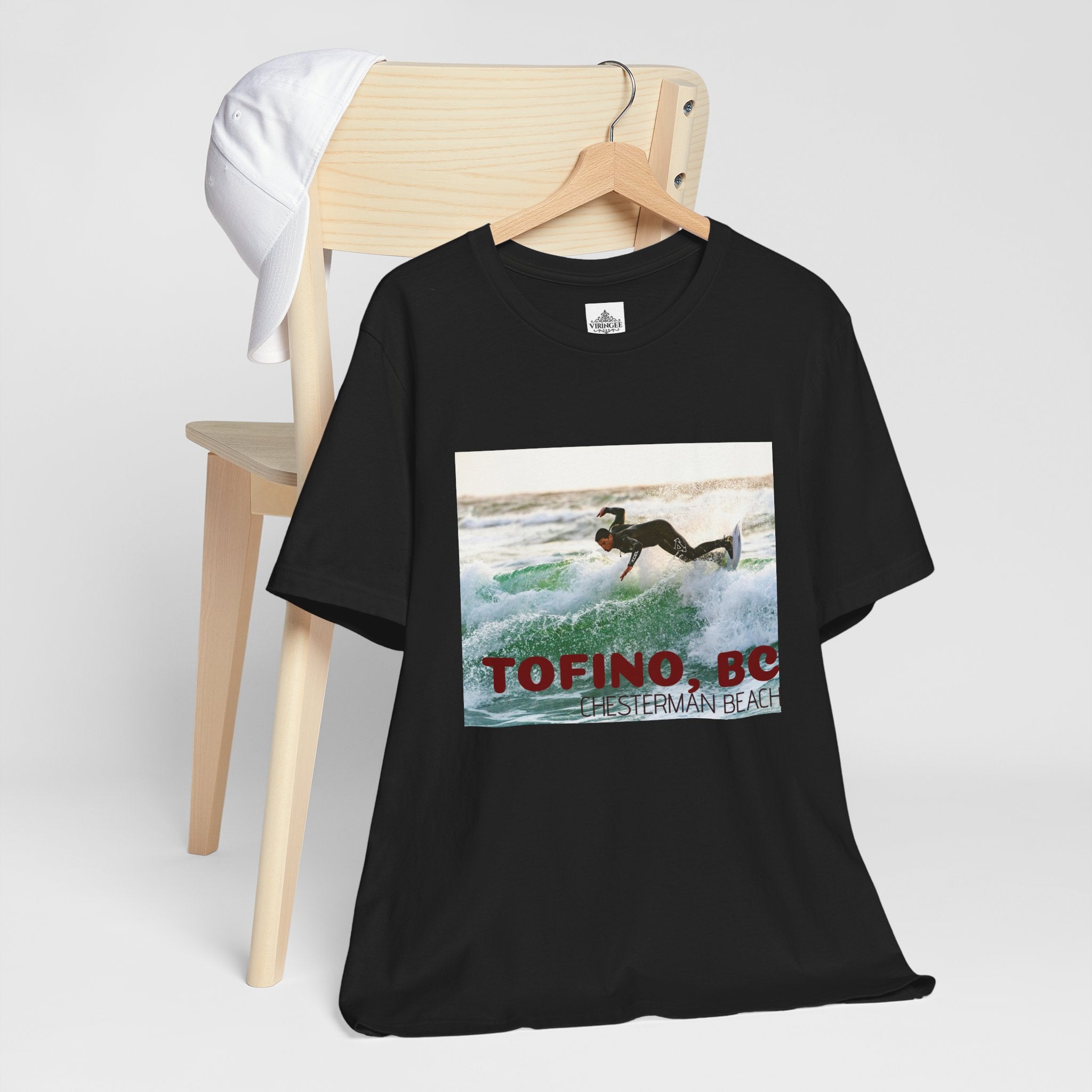 Viringee Tofino Chesterman Beach Surfing Graphic Tee