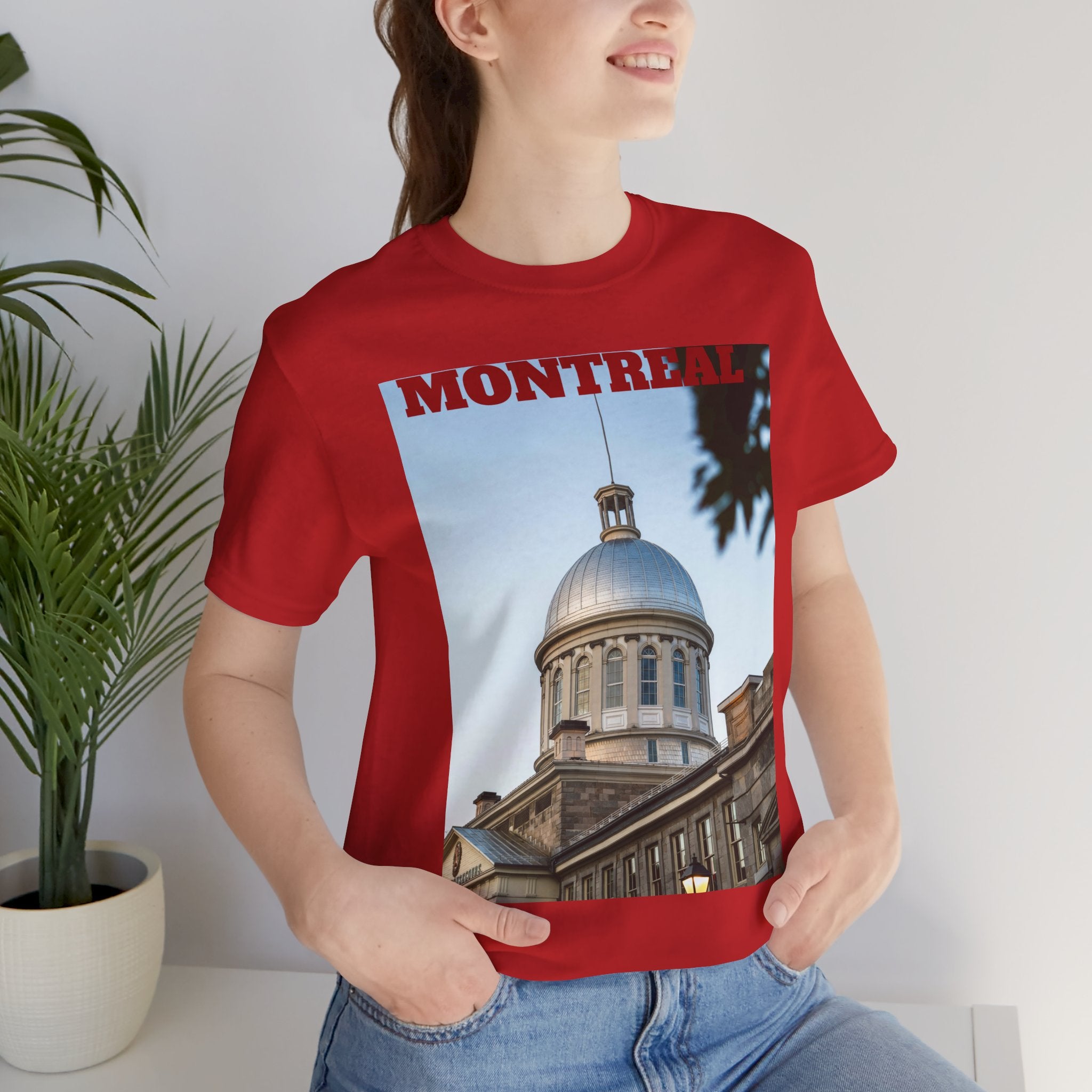 Unisex Old Montreal vintage T-shirt with city graphic