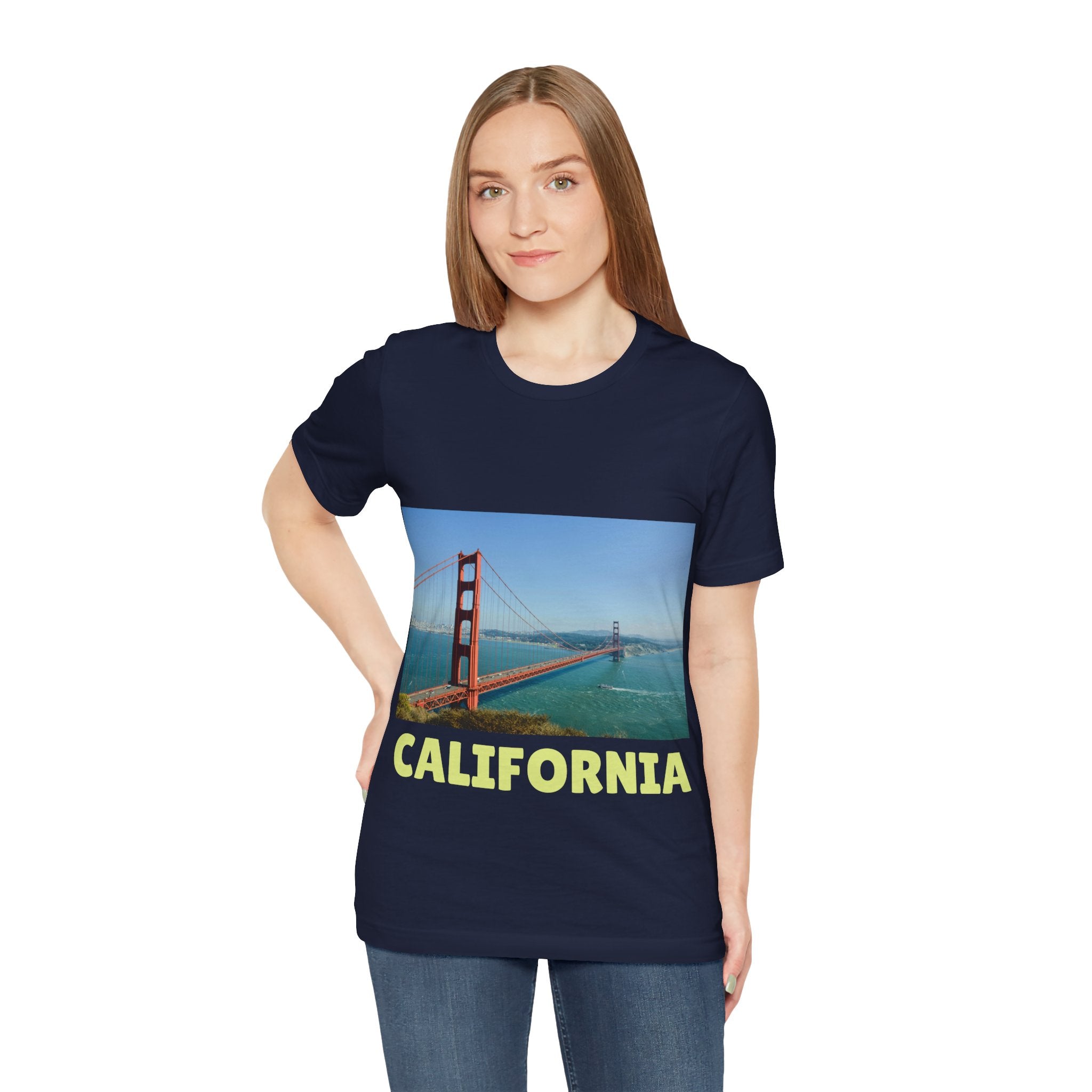 Viringee California Golden Gate Bridge Graphic T-shirt