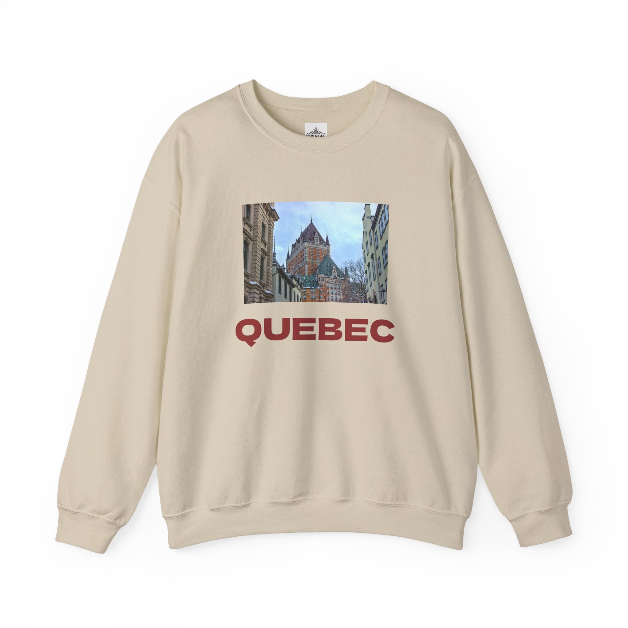 Viringee Quebec Vintage Crewneck Unisex Sweatshirt