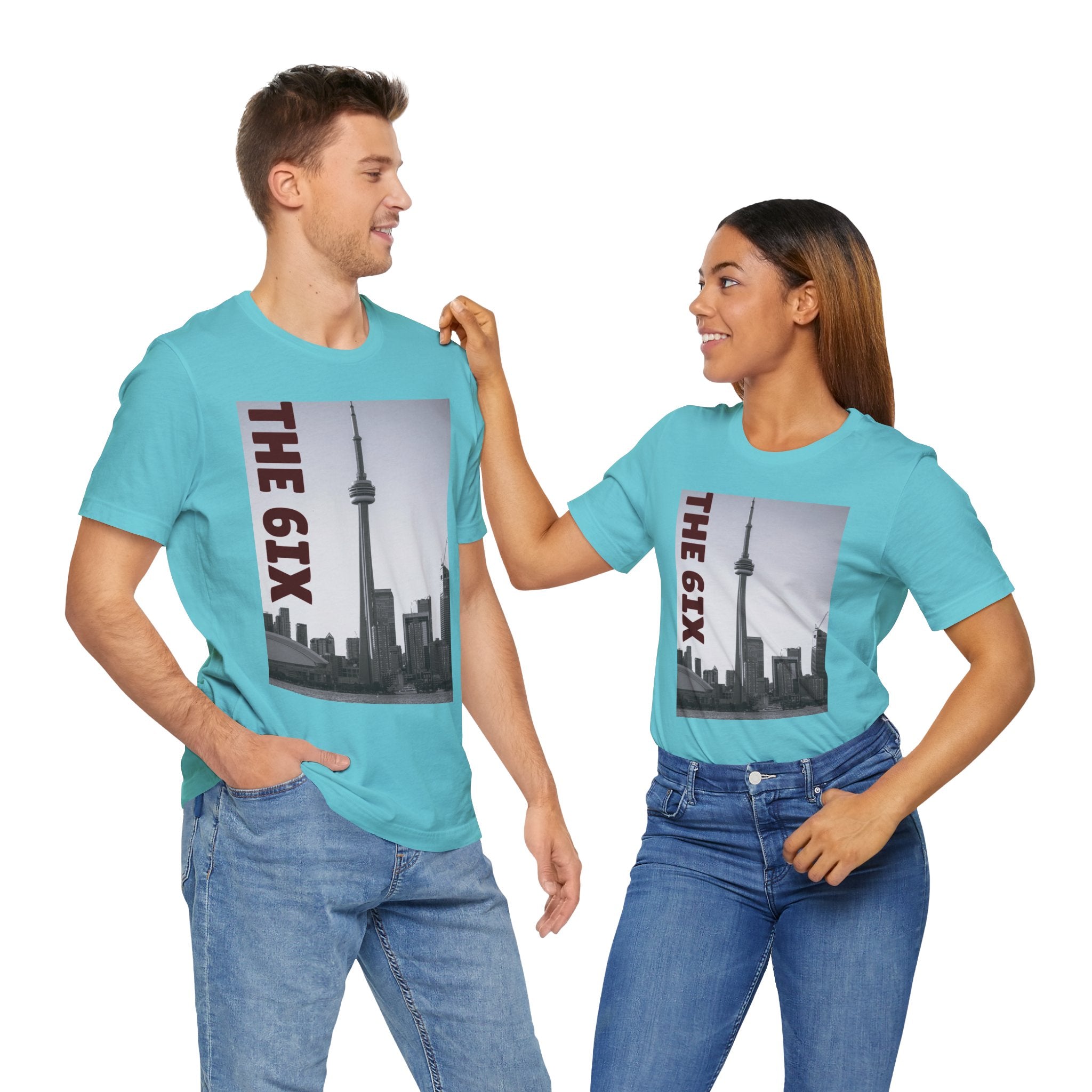 Viringee The Six Toronto Skyline Unisex Graphic T-shirt