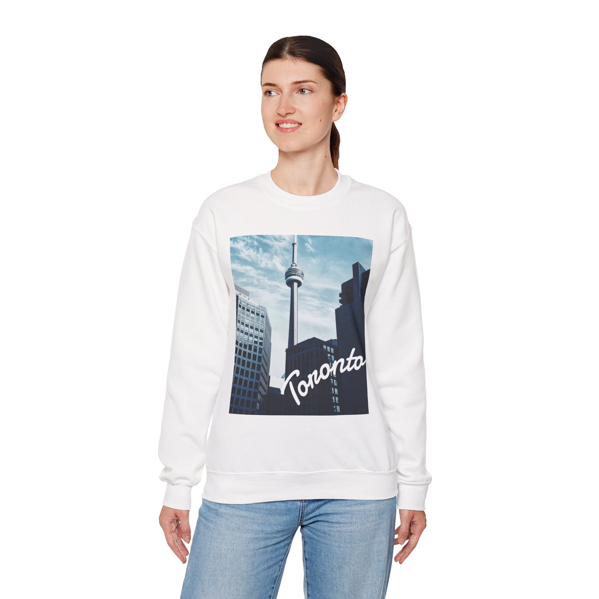 Viringee Toronto CN Tower Unisex Crewneck Sweatshirt