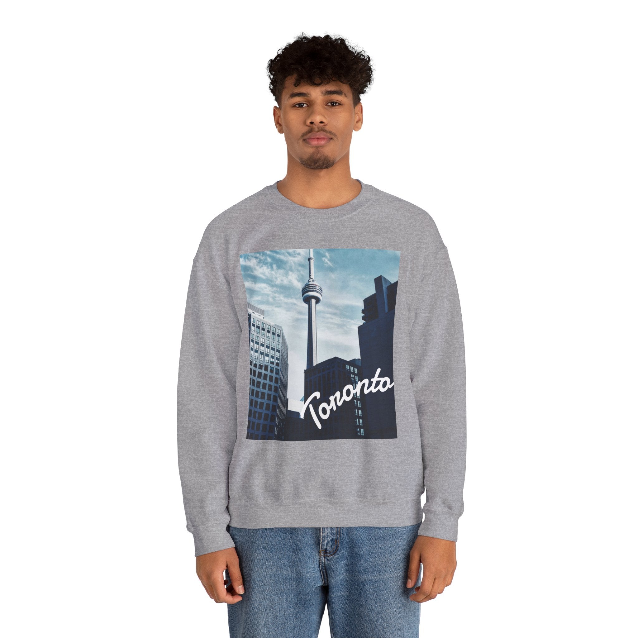 Viringee Toronto CN Tower Unisex Crewneck Sweatshirt