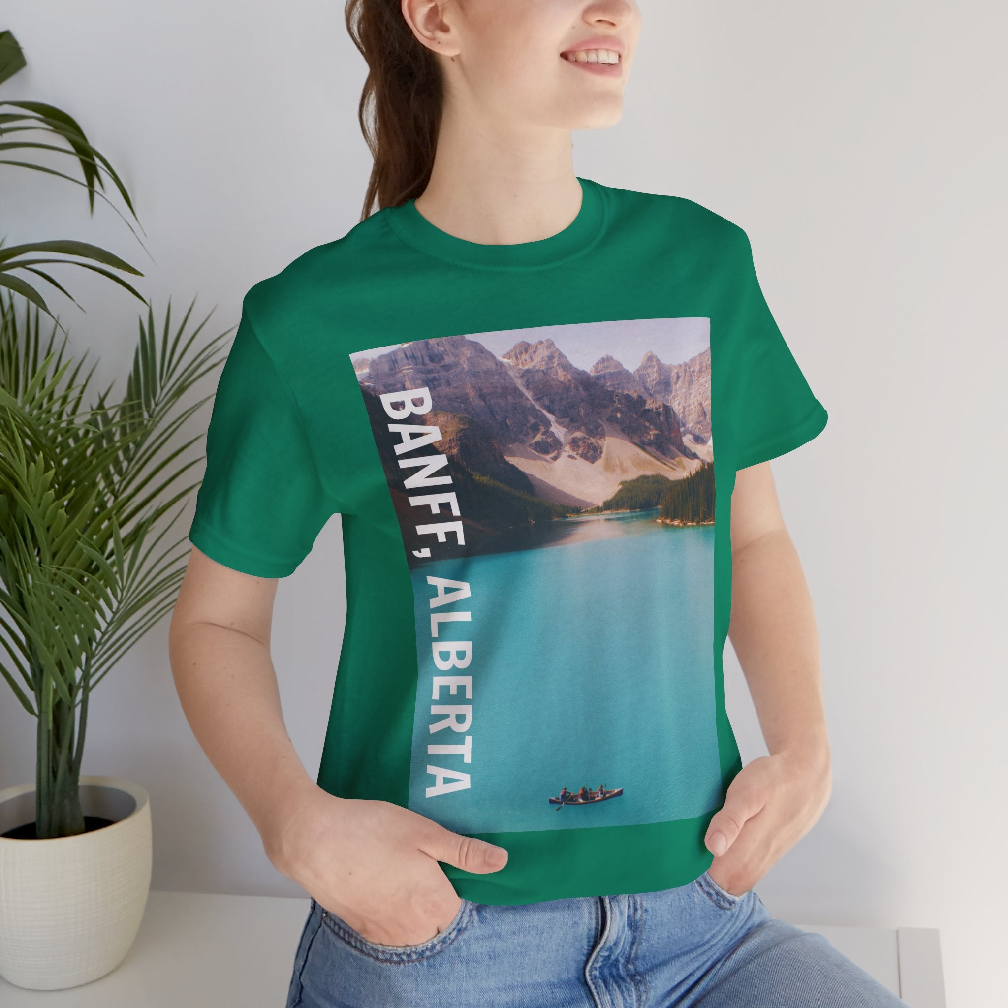 Unisex Banff T-shirt with outdoor adventure design