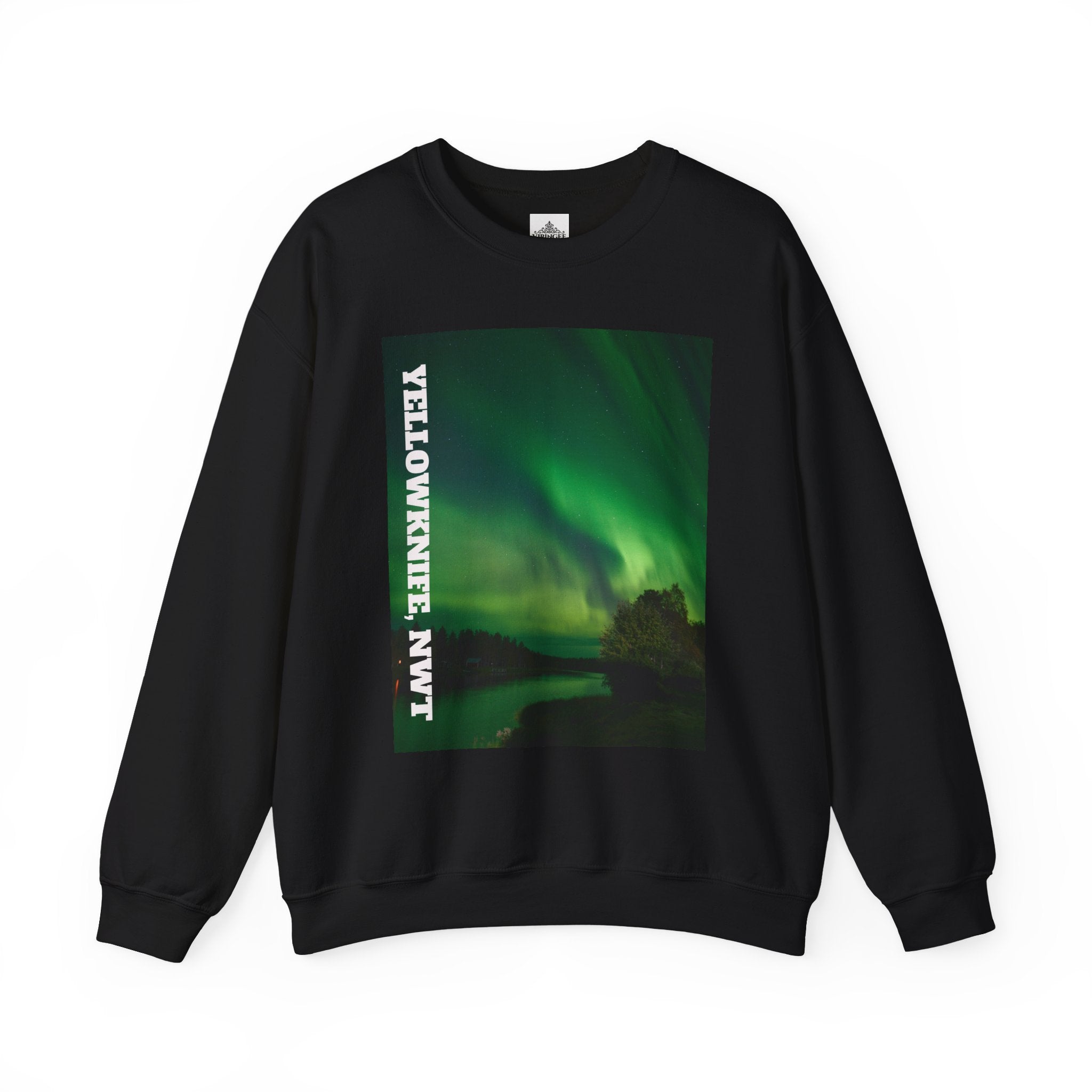 Viringee Yellowknife, NWT Lights Crewneck Sweatshirt